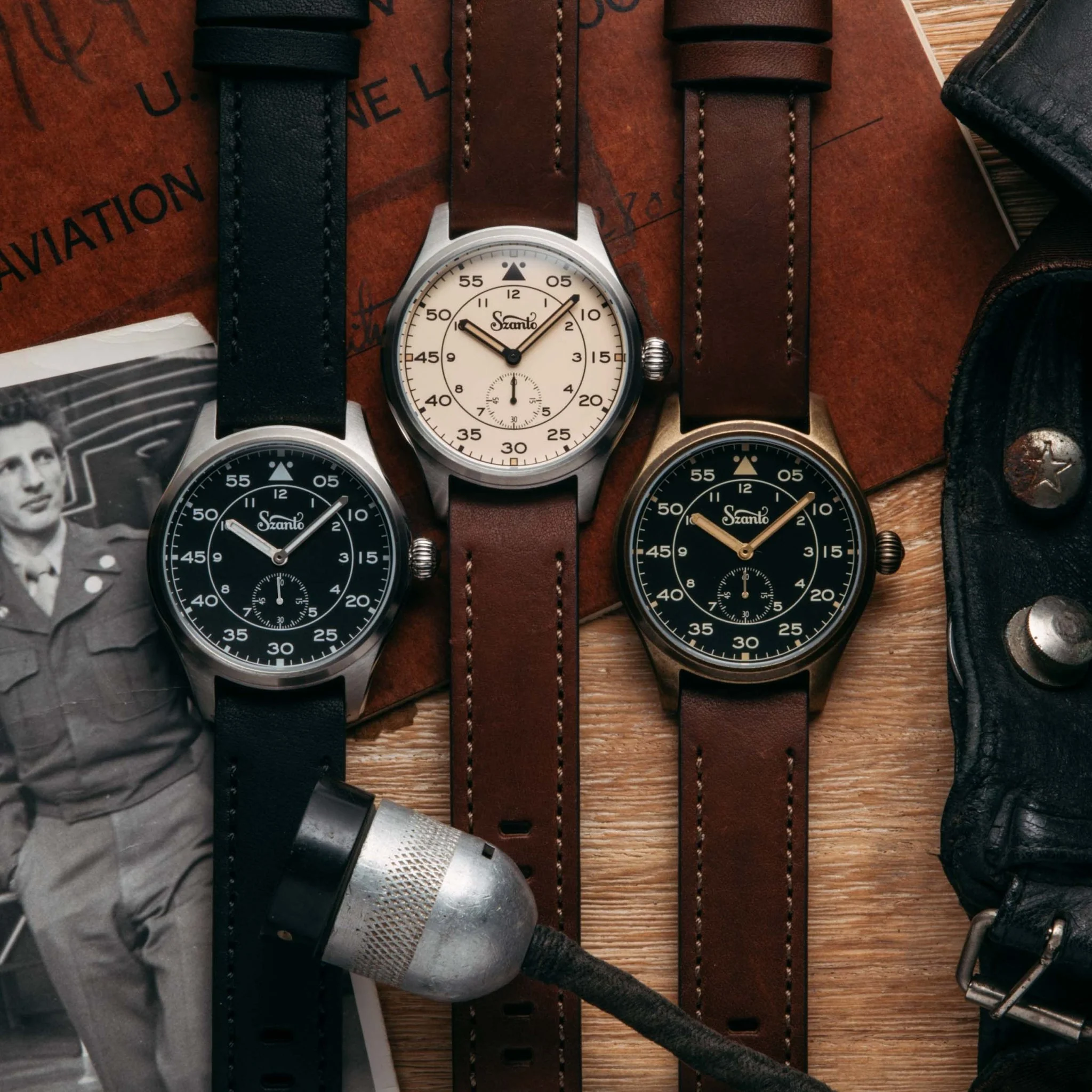 1851-szanto-heritage-aviator-steel-black-8.webp Szanto Heritage Aviator Steel Black*