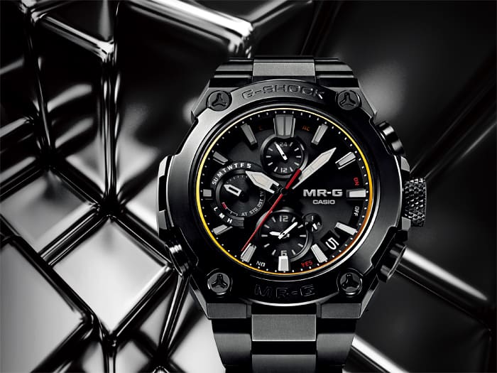 G-Shock MR-G Mid-Size Solar Connected Black