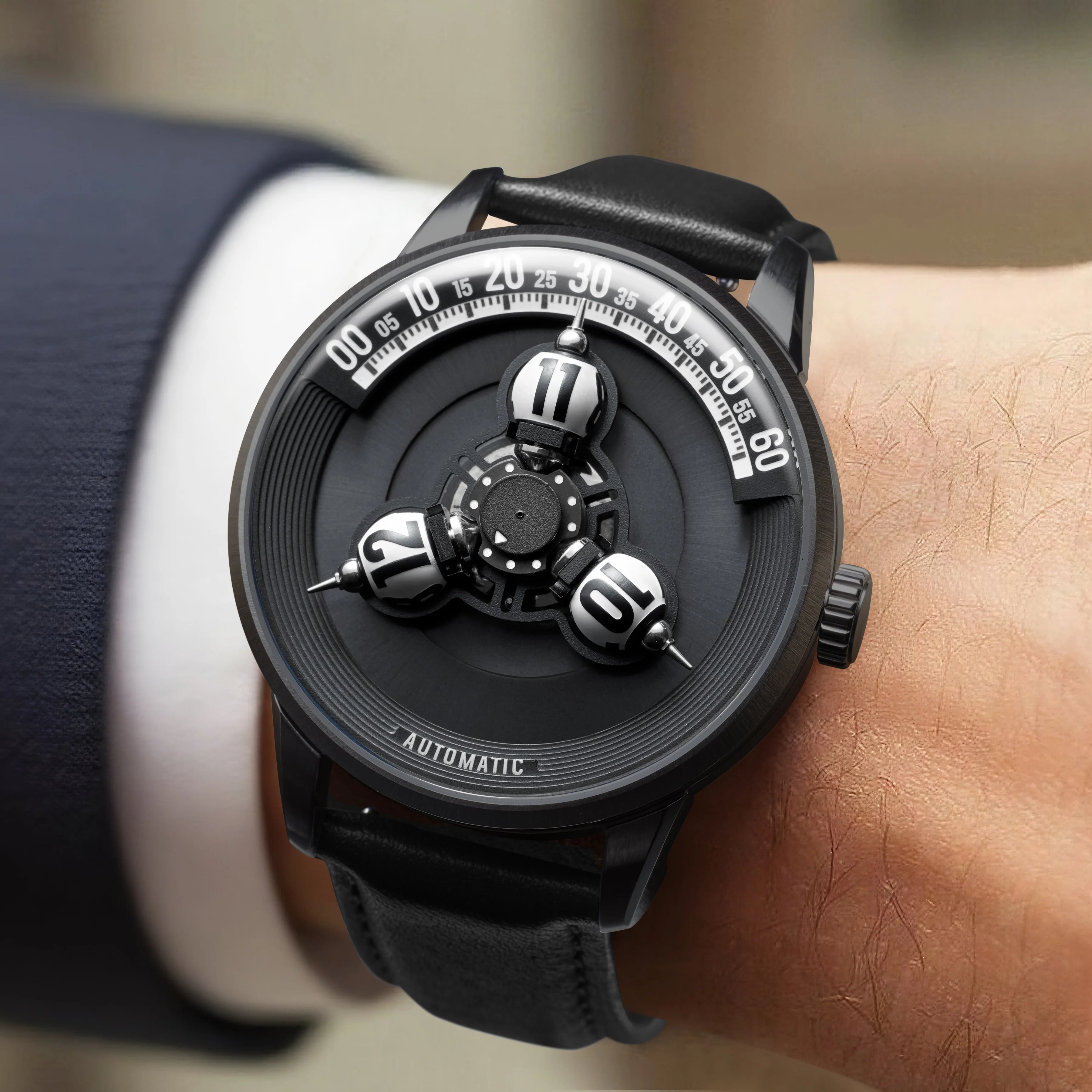 1879-vortichron-timeorb-3d-wandering-hour-midnight-black-limited-edition-2.webp Vortichron TimeOrb 3D Wandering Hour Midnight Black Limited Edition