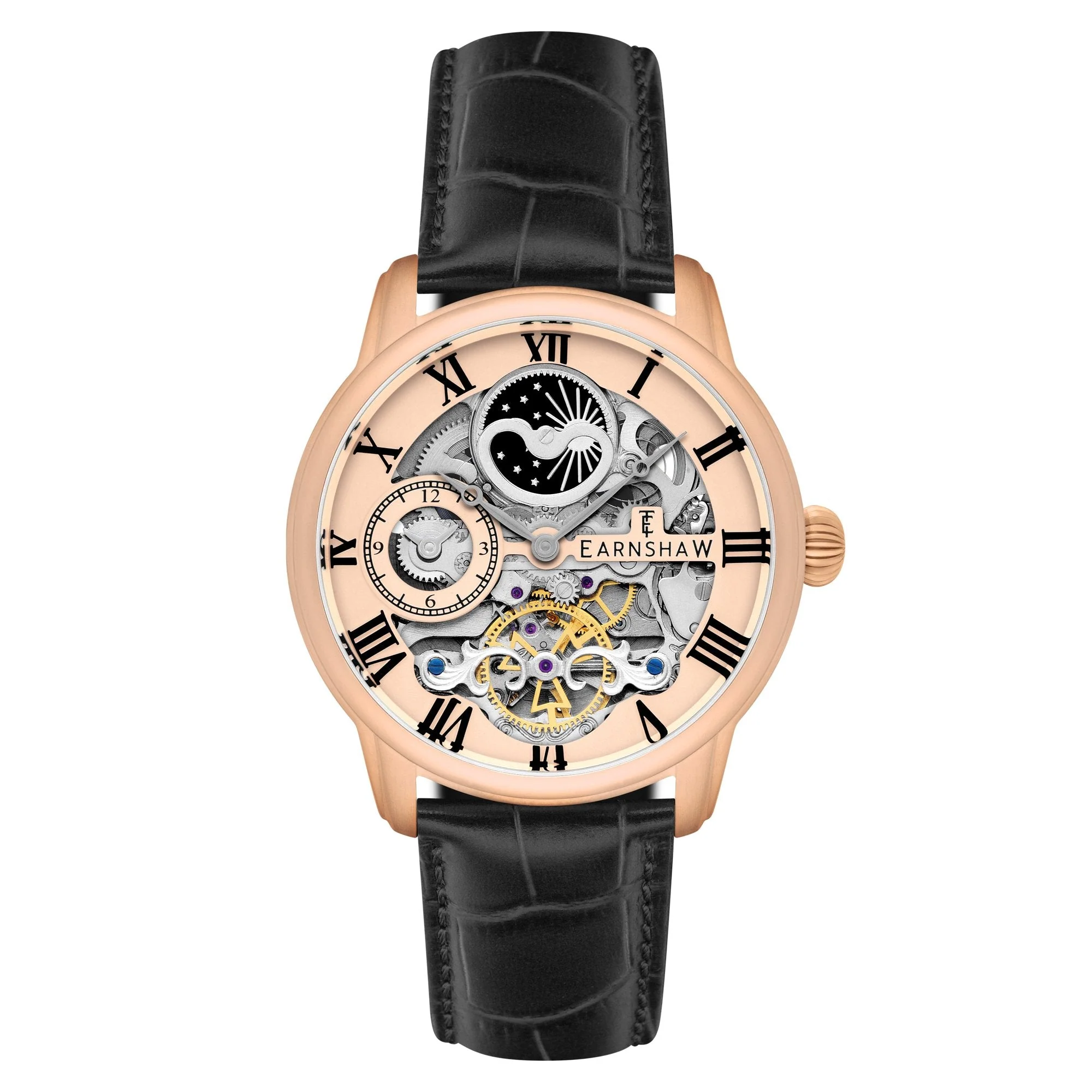 Thomas Earnshaw Longitude Automatic Skeleton Copper Black