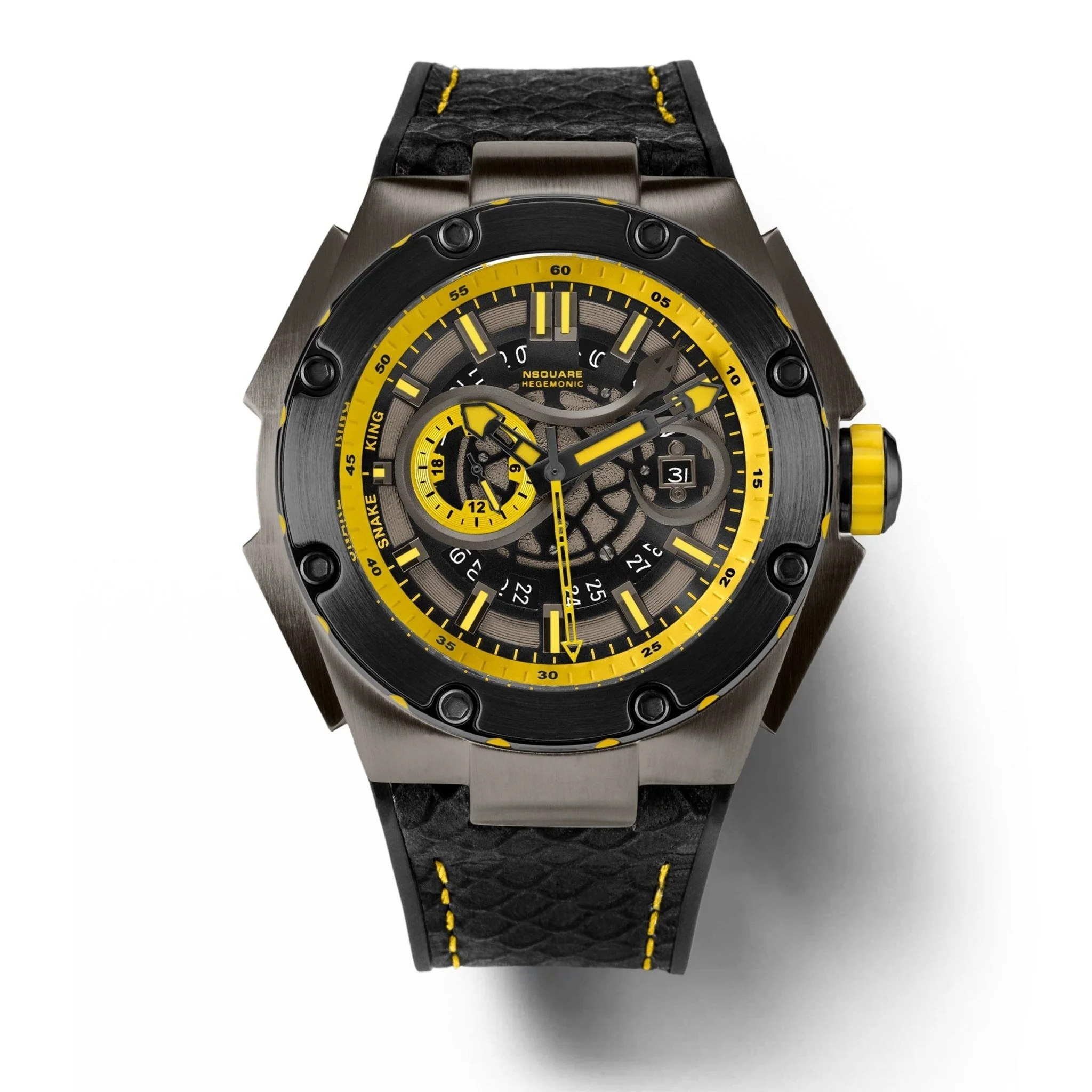 1896-nsquare-snakeking-automatic-46mm-gray-yellow-1.webp Nsquare SnakeKing Automatic 46mm Gray Yellow