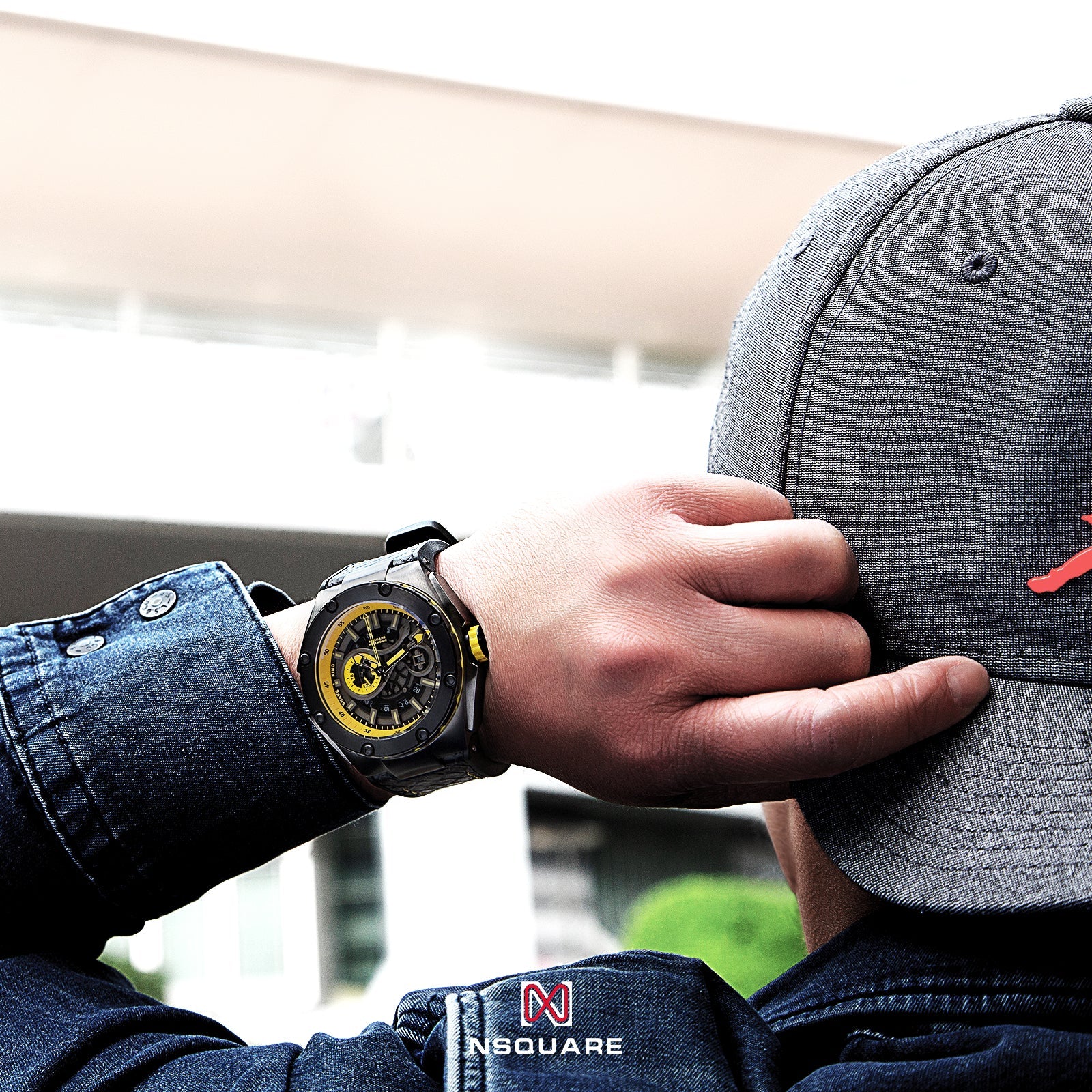 1896-nsquare-snakeking-automatic-46mm-gray-yellow-2.jpg Nsquare SnakeKing Automatic 46mm Gray Yellow