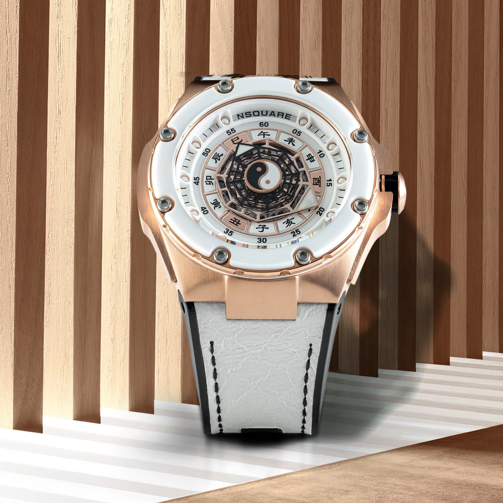 1900-nsquare-five-elements-automatic-46mm-metal-white-3.webp Nsquare Five Elements Automatic 46mm Metal White