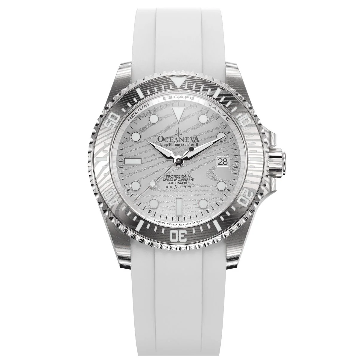 1948-oceaneva-deep-marine-explorer-ii-damascus-silver-white-limited-edition-1.webp Oceaneva Deep Marine Explorer II Damascus Silver White Limited Edition