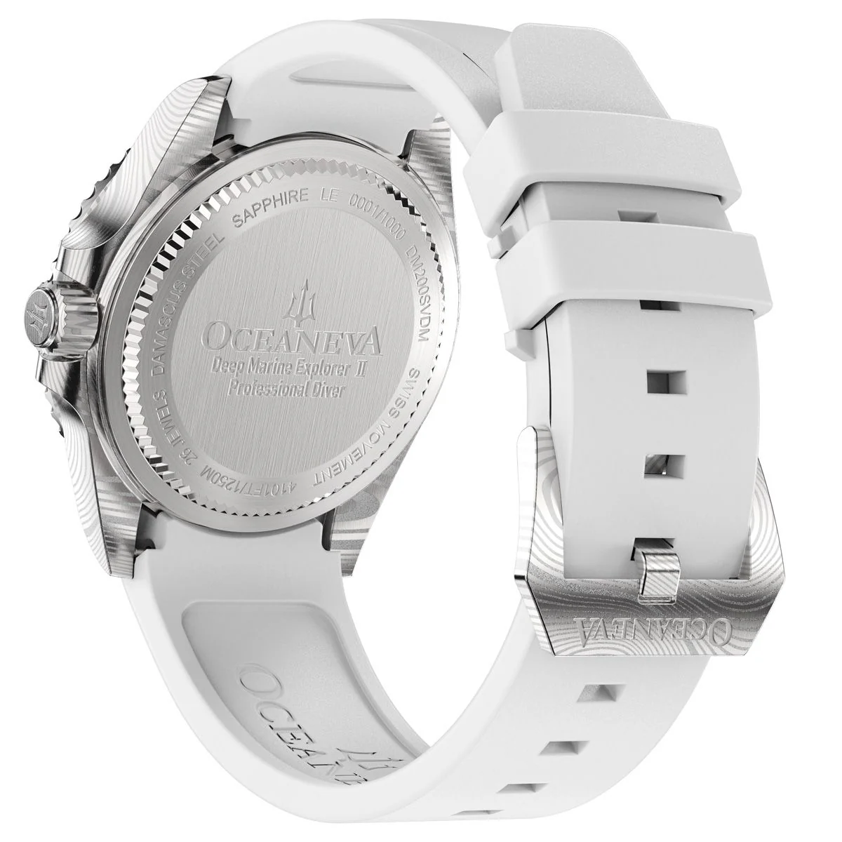 1948-oceaneva-deep-marine-explorer-ii-damascus-silver-white-limited-edition-11.webp Oceaneva Deep Marine Explorer II Damascus Silver White Limited Edition
