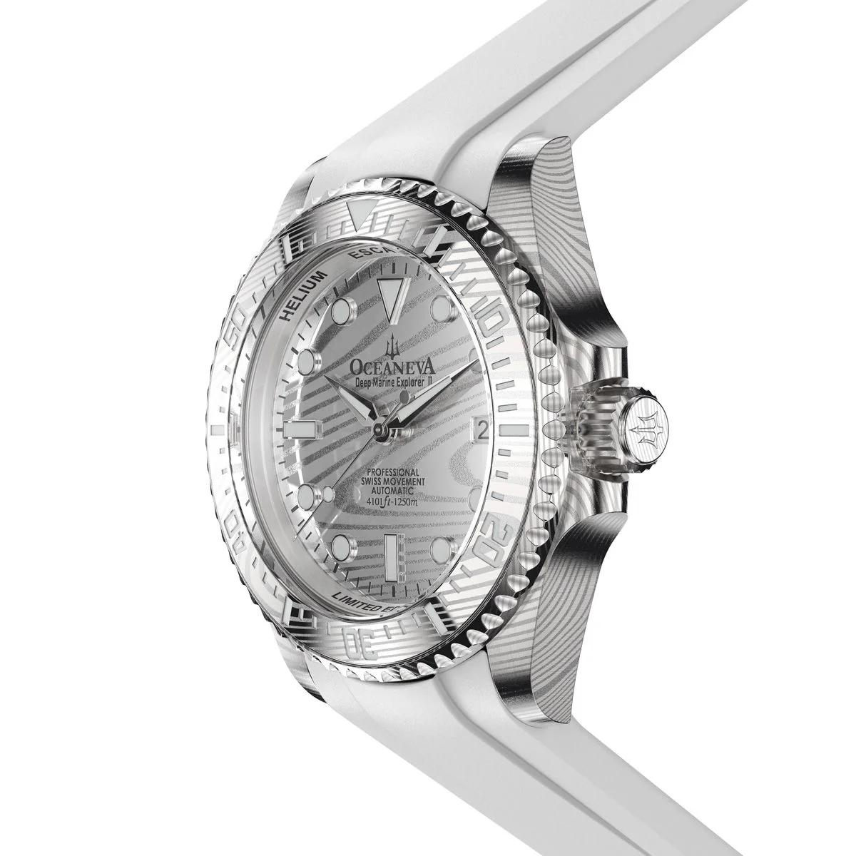 1948-oceaneva-deep-marine-explorer-ii-damascus-silver-white-limited-edition-13.webp Oceaneva Deep Marine Explorer II Damascus Silver White Limited Edition
