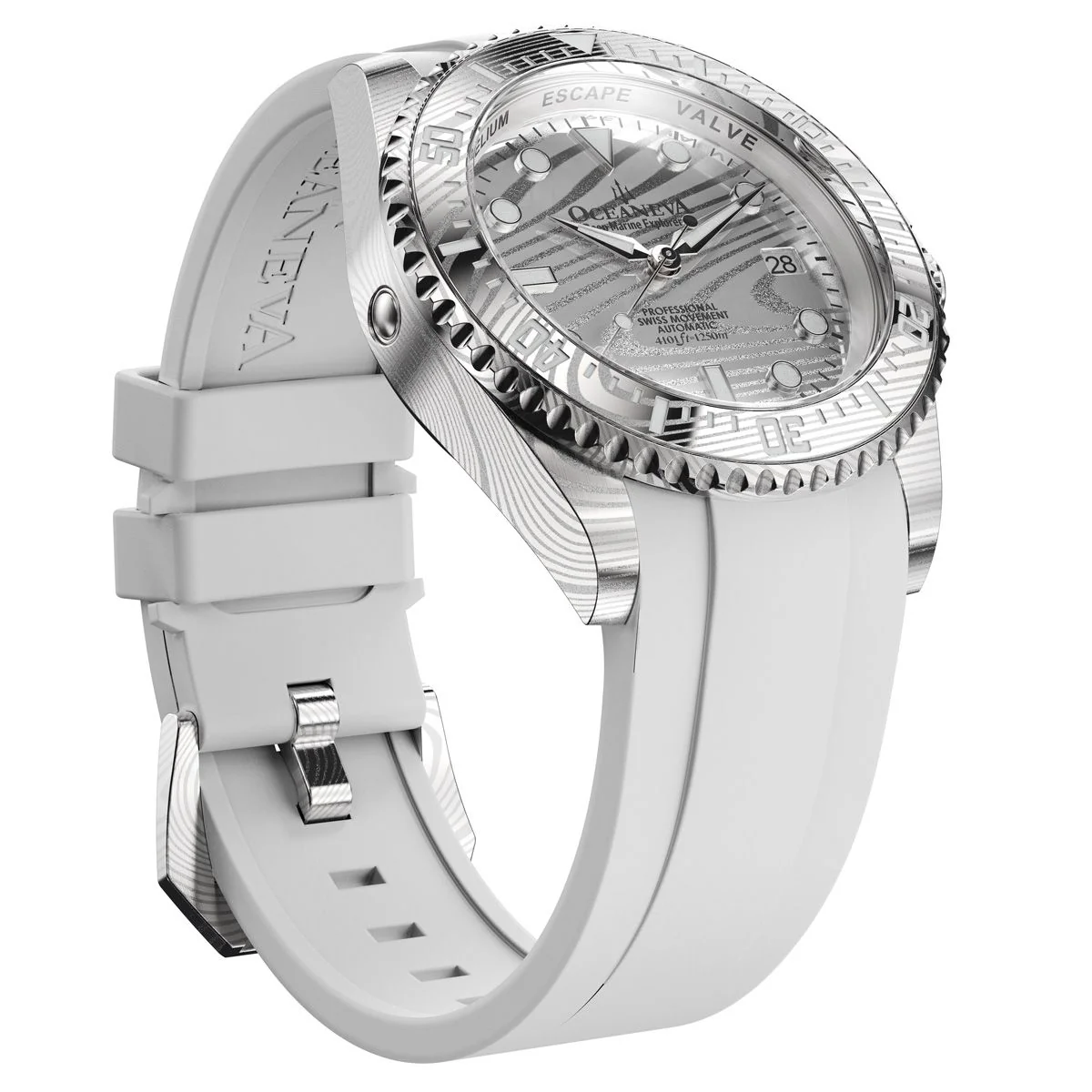 1948-oceaneva-deep-marine-explorer-ii-damascus-silver-white-limited-edition-14.webp Oceaneva Deep Marine Explorer II Damascus Silver White Limited Edition