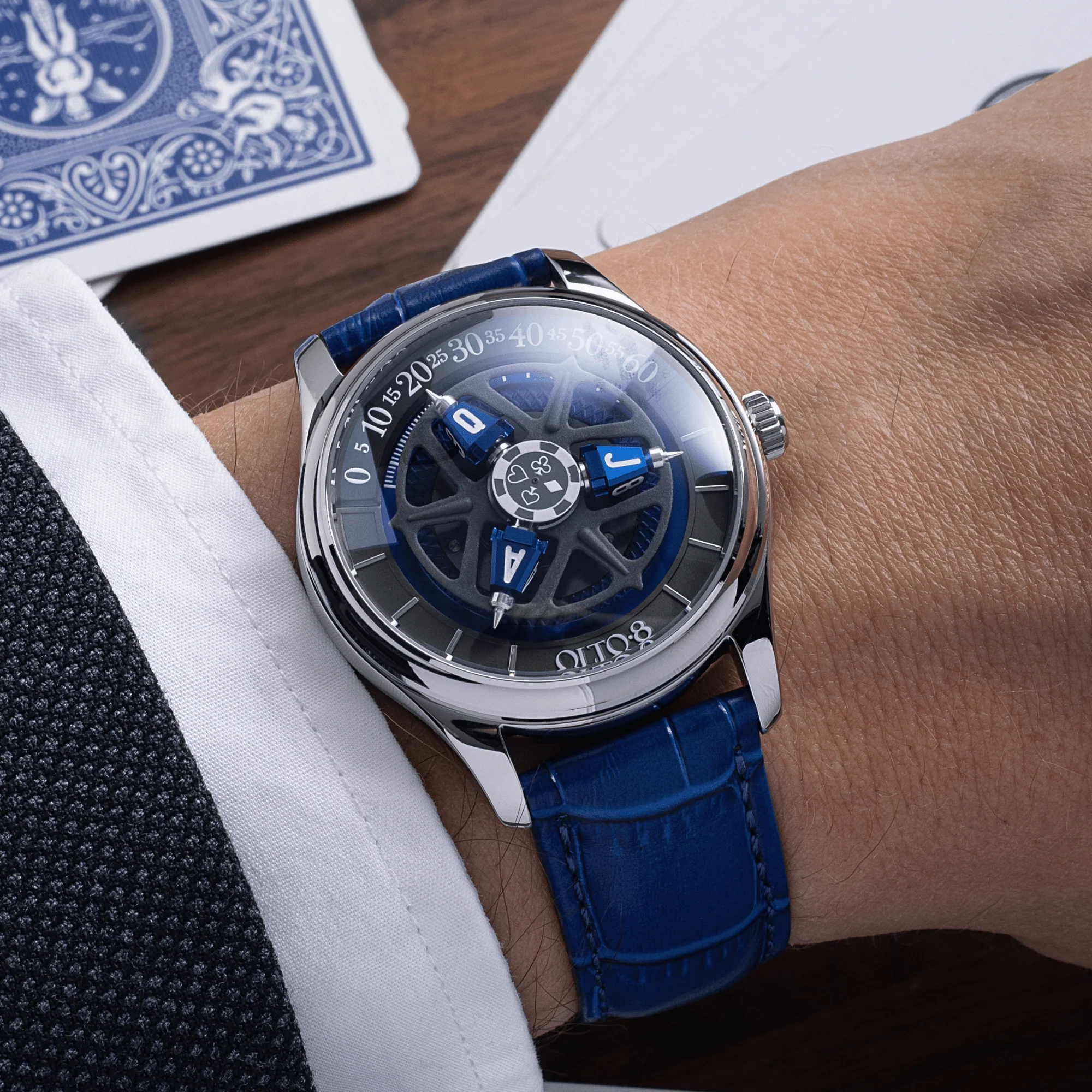 1952-olto-8-king-3d-satellite-hour-wheel-automatic-ocean-blue-2.webp OLTO-8 King 3D Satellite Hour Wheel Automatic Ocean Blue