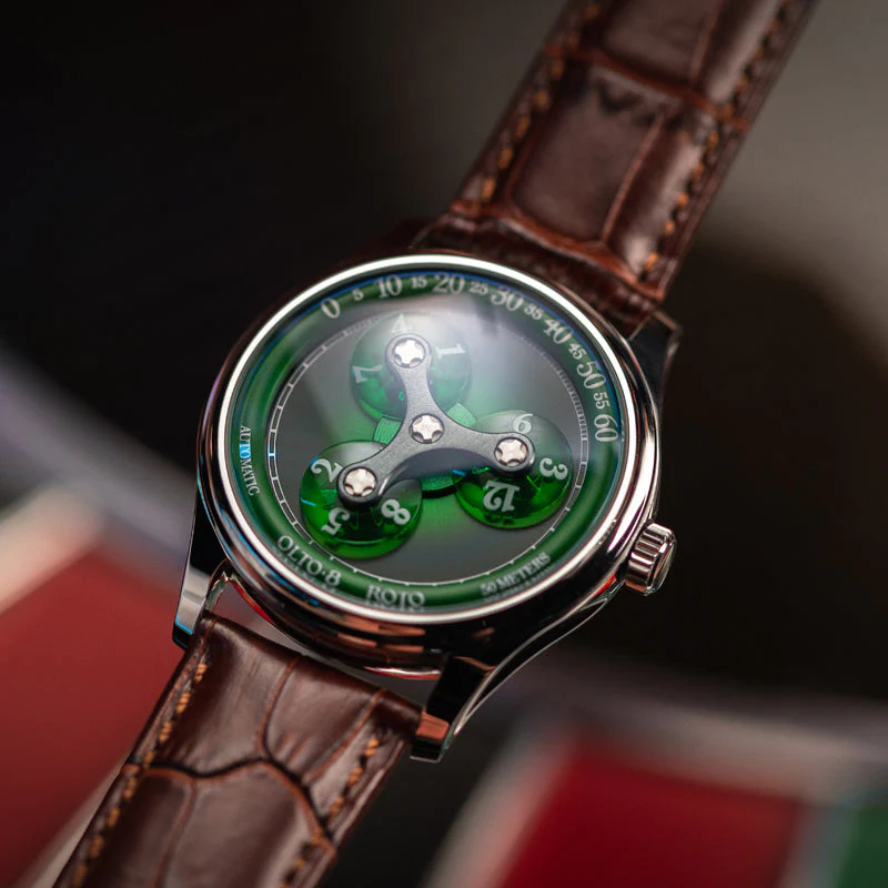 1990-olto-8-roto-wandering-hour-automatic-watch-jade-green-3.webp OLTO-8 ROTO Wandering Hour Automatic Watch Jade Green