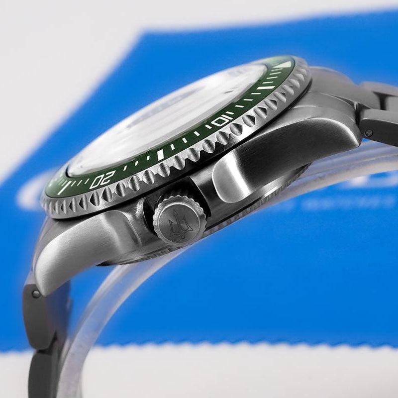 Oceaneva Titanium Deep Marine Explorer II Automatic 1250M Black Green Limited Edition*