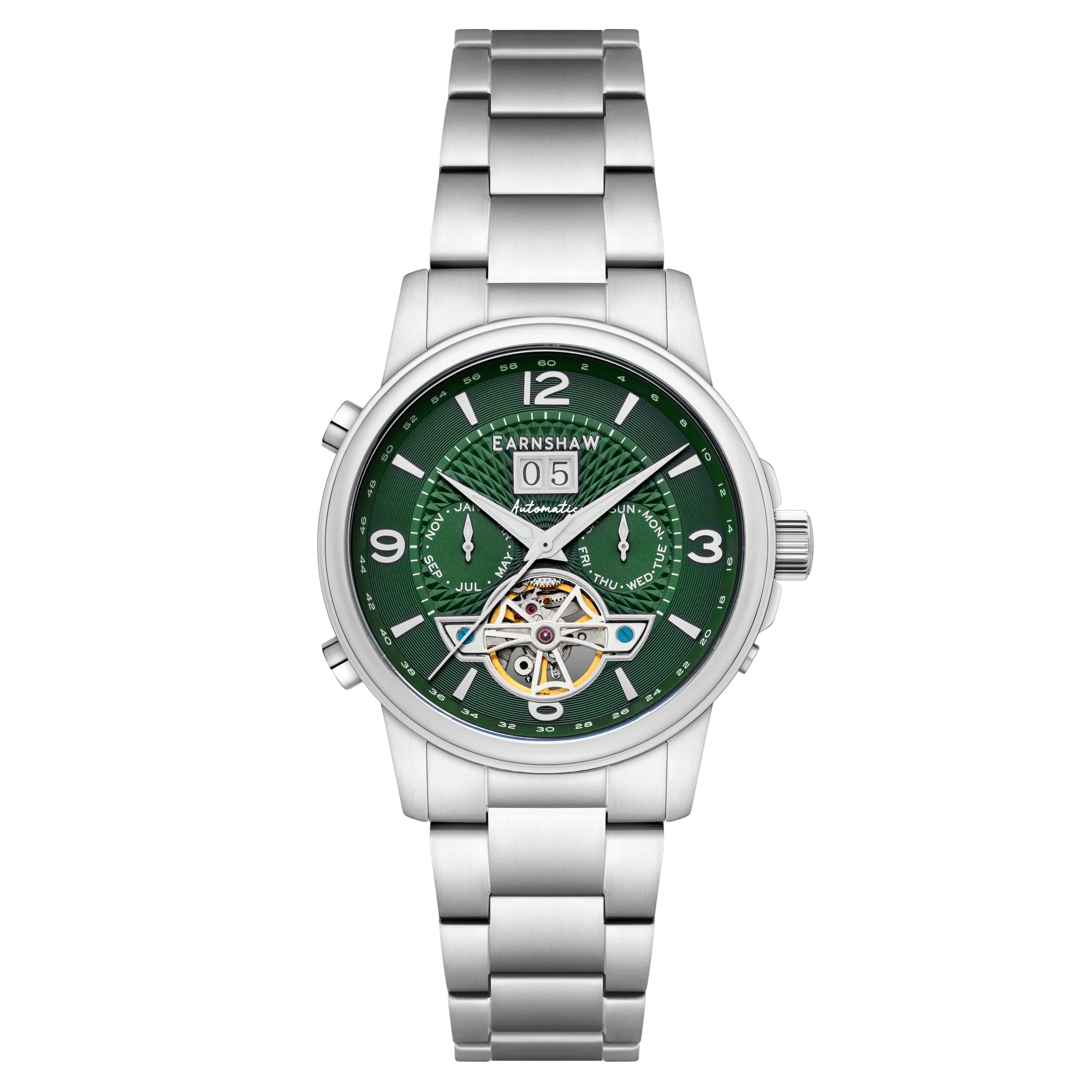 2030-thomas-earnshaw-city-of-london-marylebone-grand-date-calendar-open-heart-automatic-absinthe-green-ss-1.webp Thomas Earnshaw City Of London Marylebone Grand Date Calendar Open Heart Automatic Absinthe Green SS