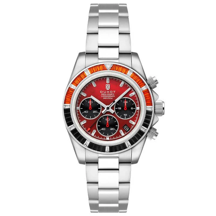 Duxot Accelero Rainbow Chronograph Pearl Red