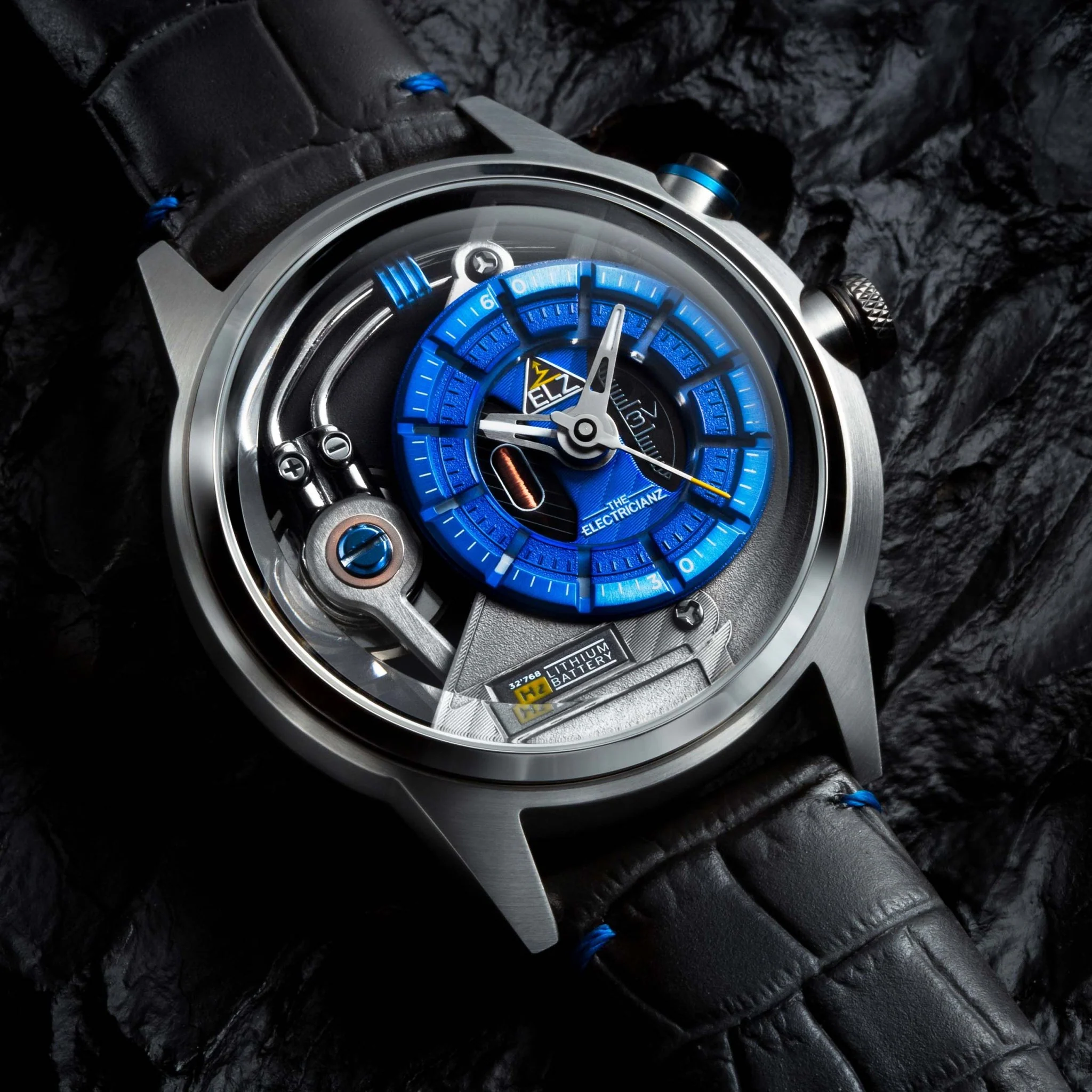 The Electricianz Stone Z Silver Black