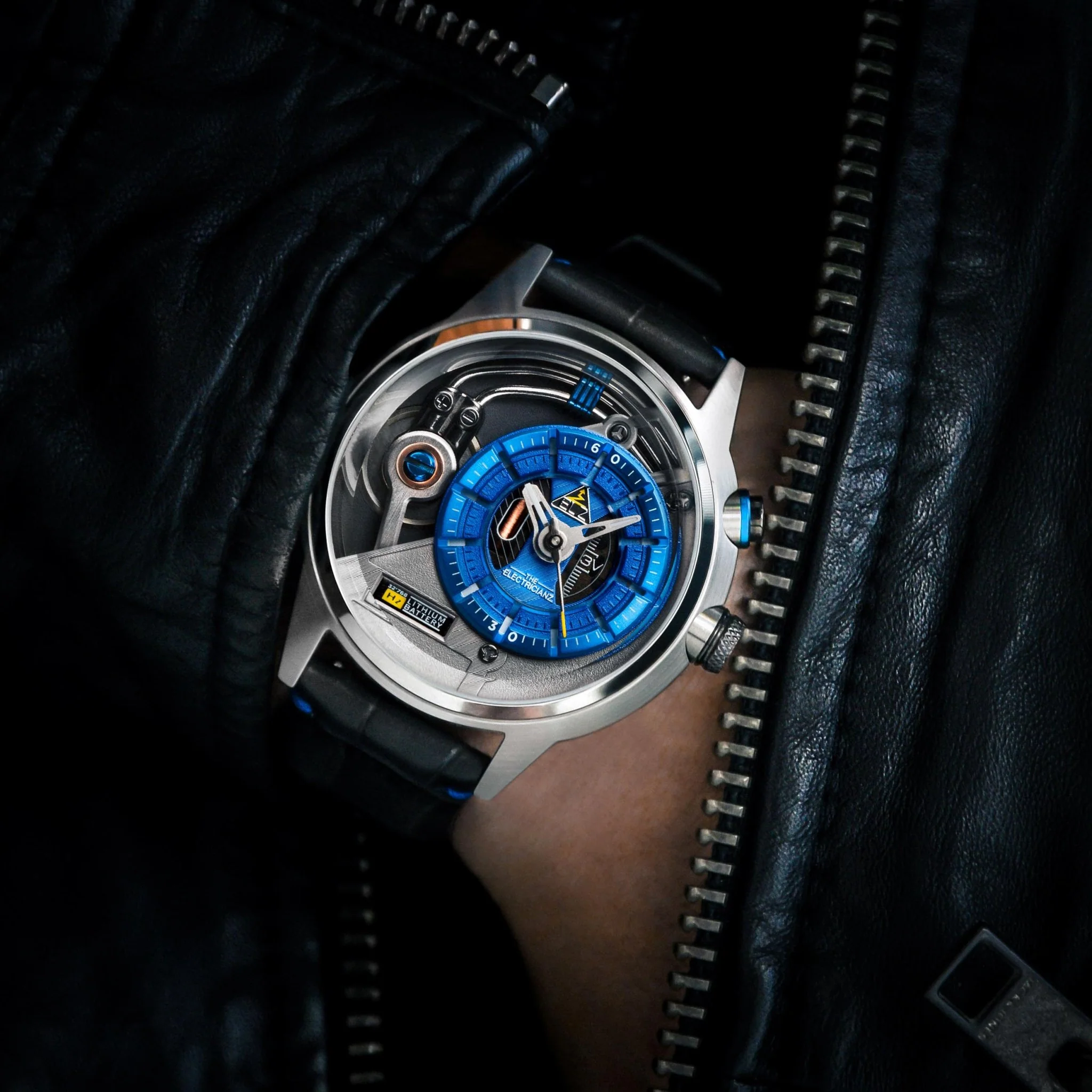 The Electricianz Stone Z Silver Black