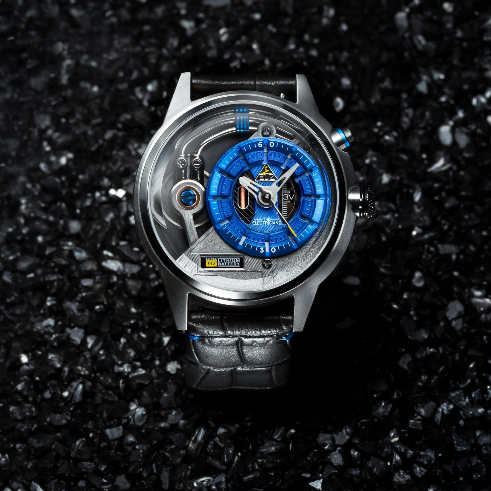 The Electricianz Stone Z Silver Black