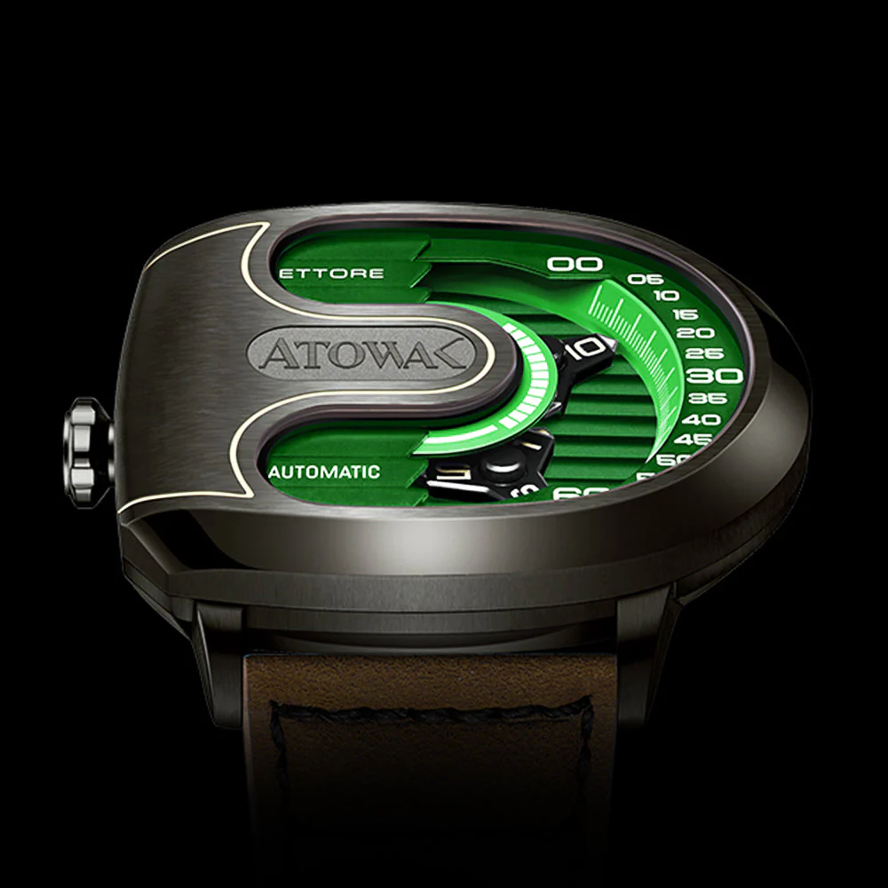 2113-atowak-ettore-drift-4-arm-wandering-hour-dark-green-watches-1.webp Atowak Ettore Drift 4-Arm Wandering Hour Dark Green Watches