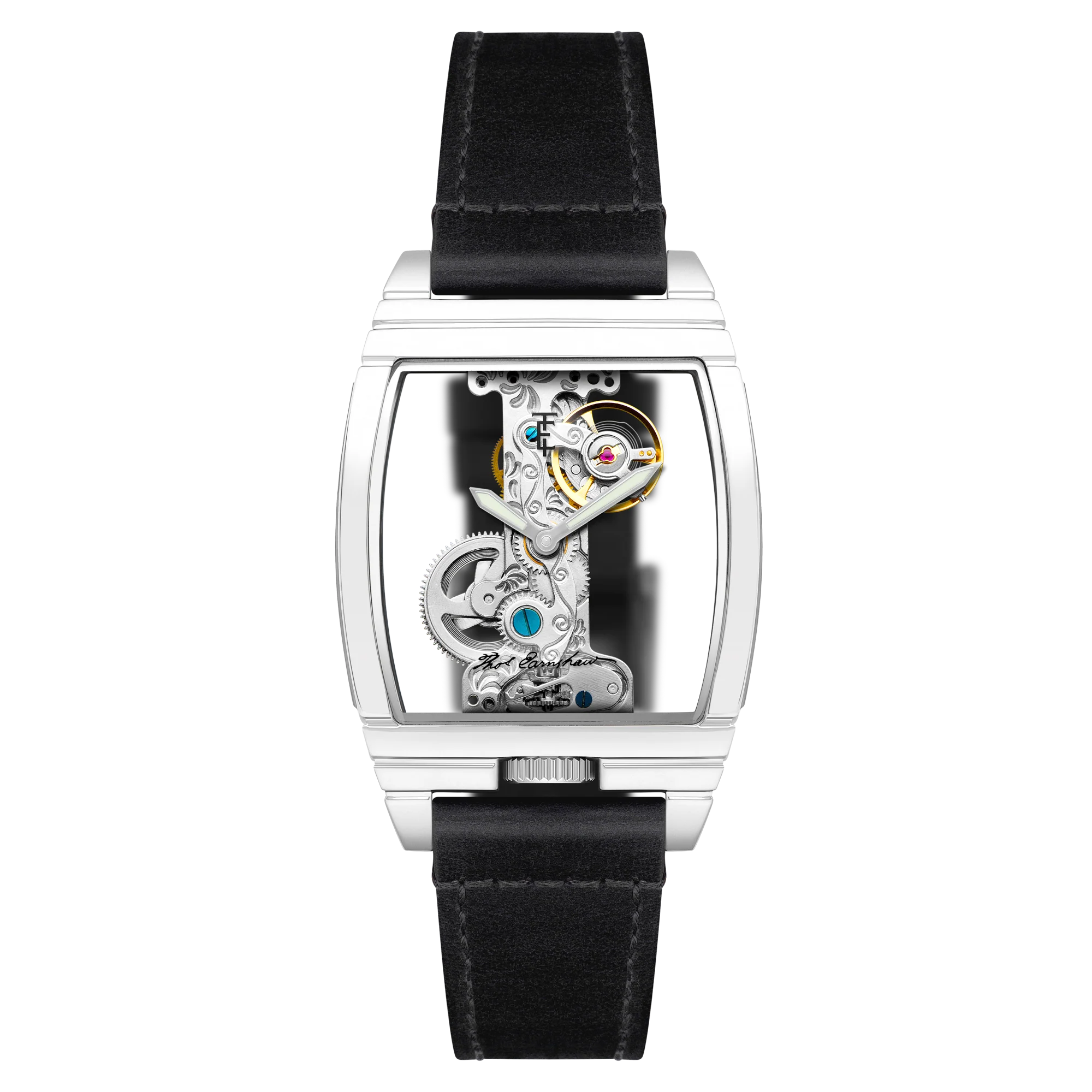 Thomas Earnshaw Discovery Wolver Bridge Mechanical White Silver
