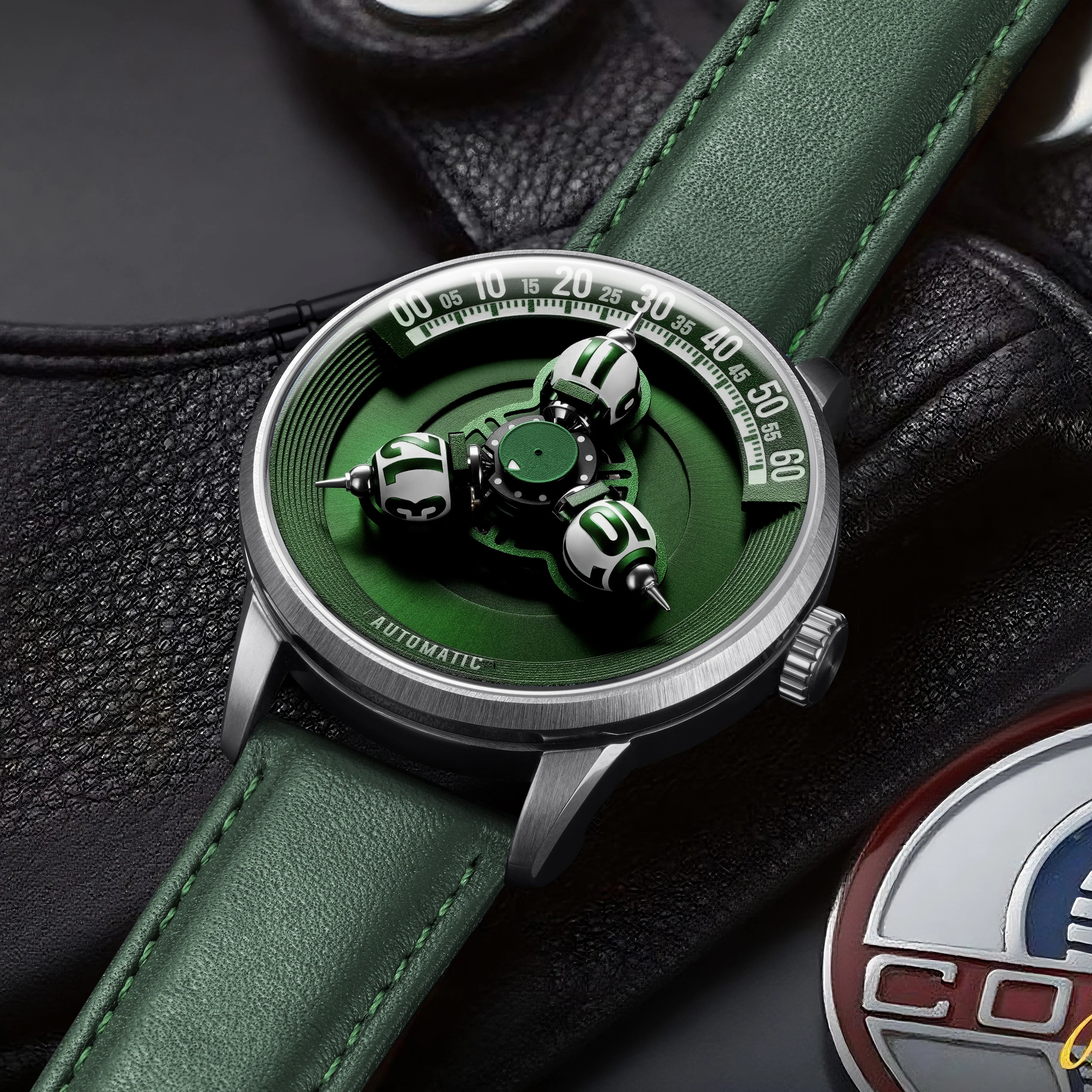 216-vortichron-timeorb-3d-wandering-hour-green-limited-edition-4.webp Vortichron TimeOrb 3D Wandering Hour Green Limited Edition