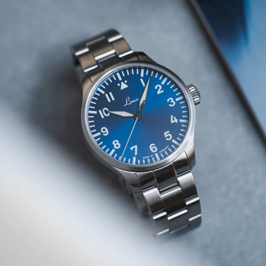 Laco Augsburg Blaue Stunde 42mm Blue SS