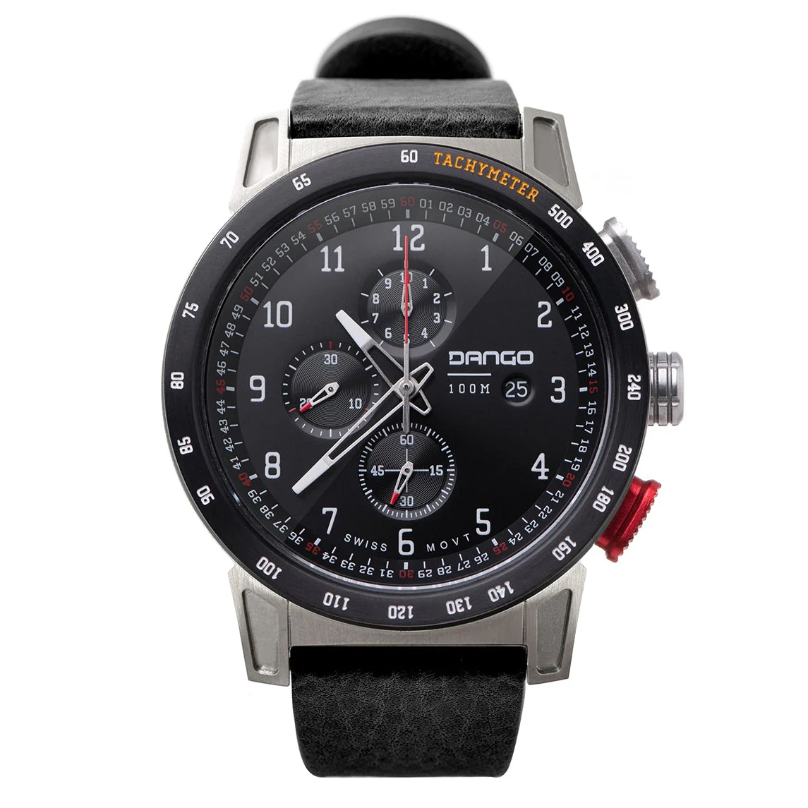 Dango CR-01 Chronograph Jet Black
