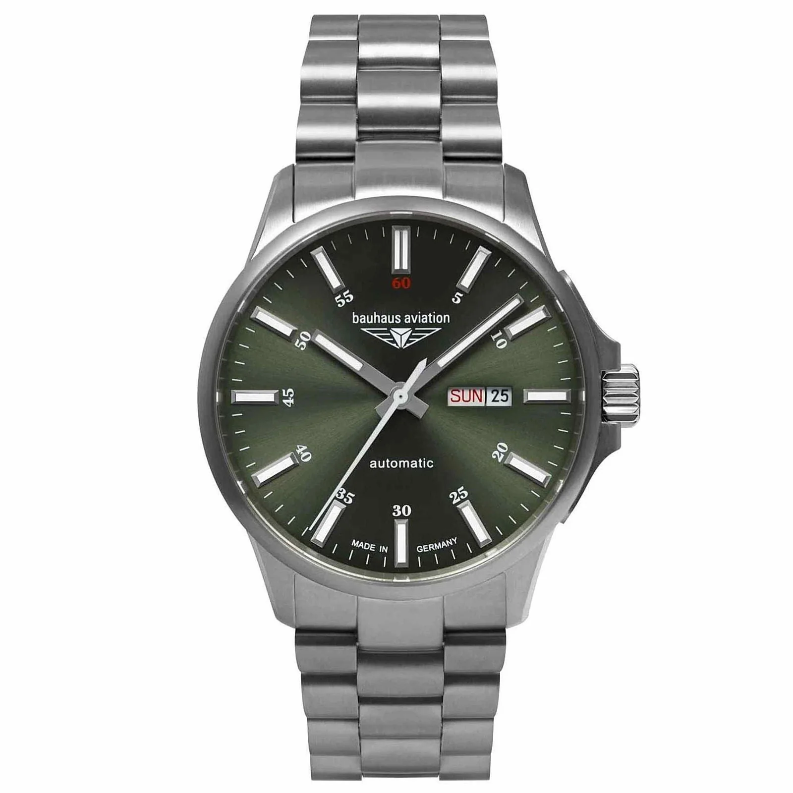 Bauhaus Aviation Titanium Automatic Green