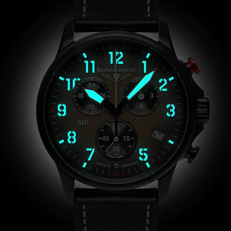 Bauhaus Aviation Blackwing Chronograph Brown