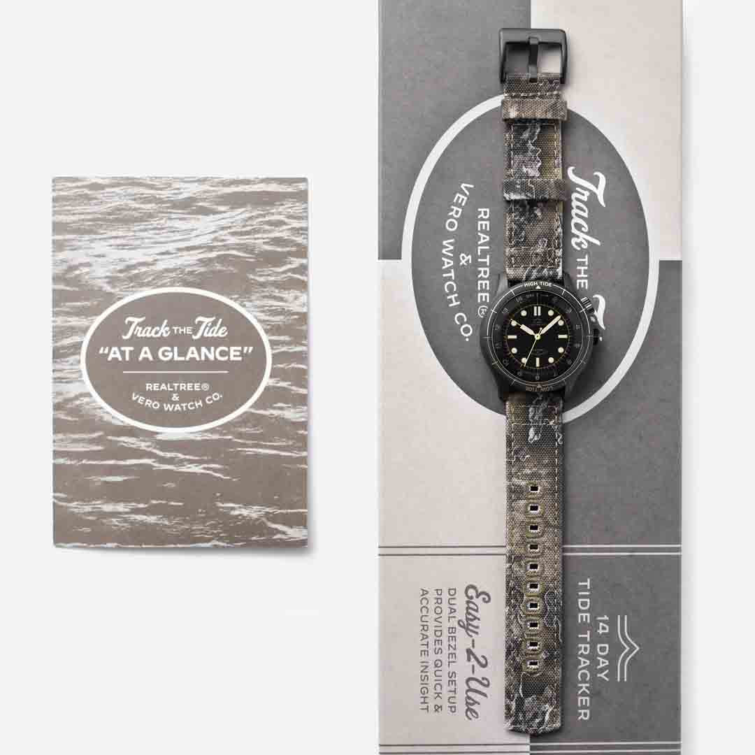 Vero Realtree Tide Tracker Automatic Midnight Edition
