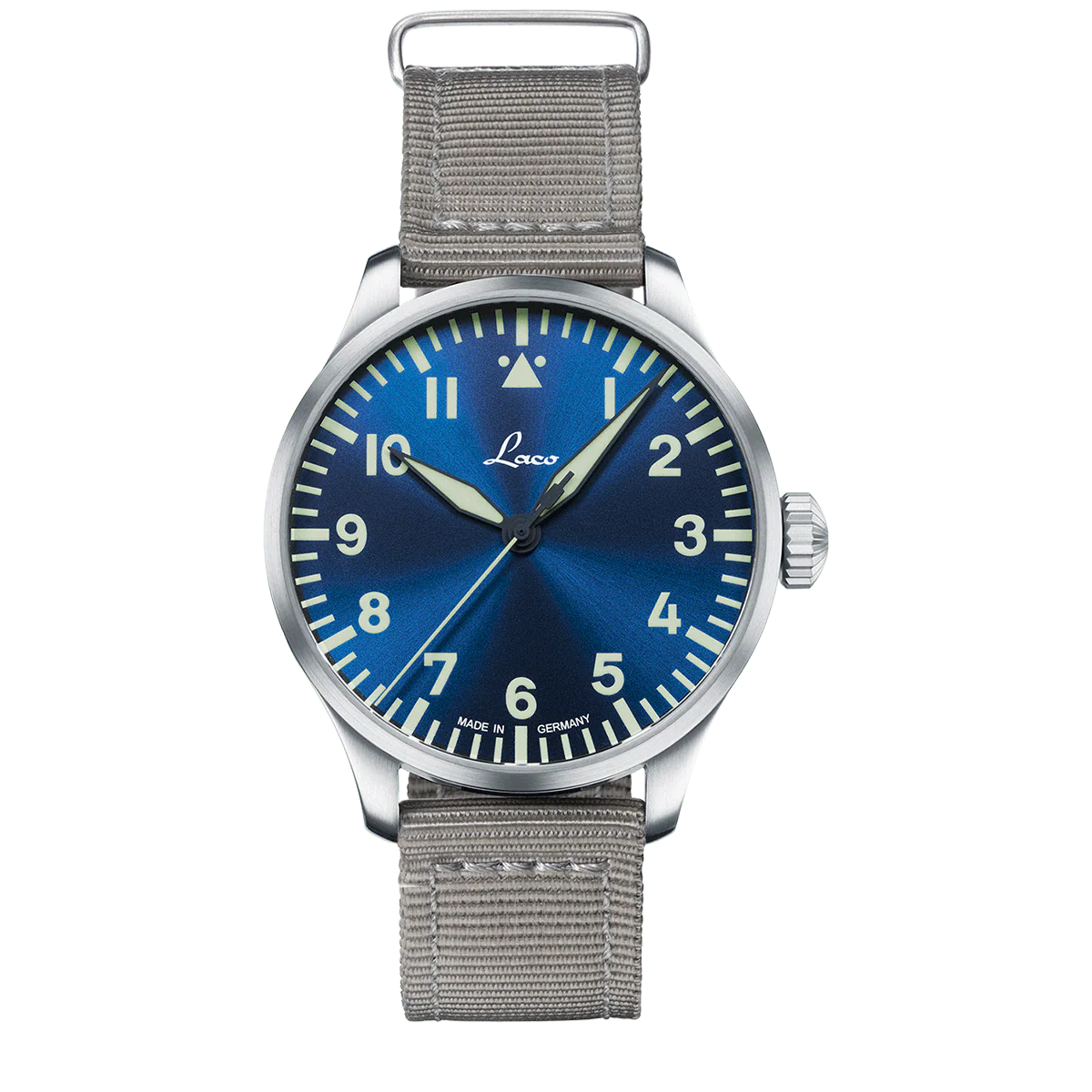 Laco Augsburg Blaue Stunde Nylon Automatic 42mm Blue