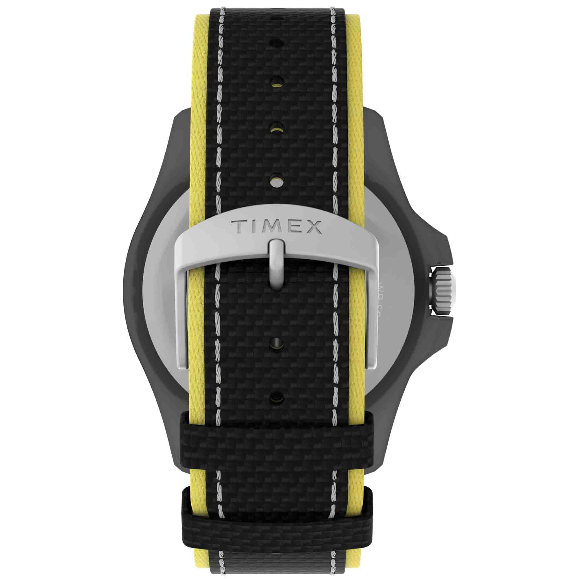 Timex Expedition North Freedive Ocean Tide 46mm rPET Black Yellow