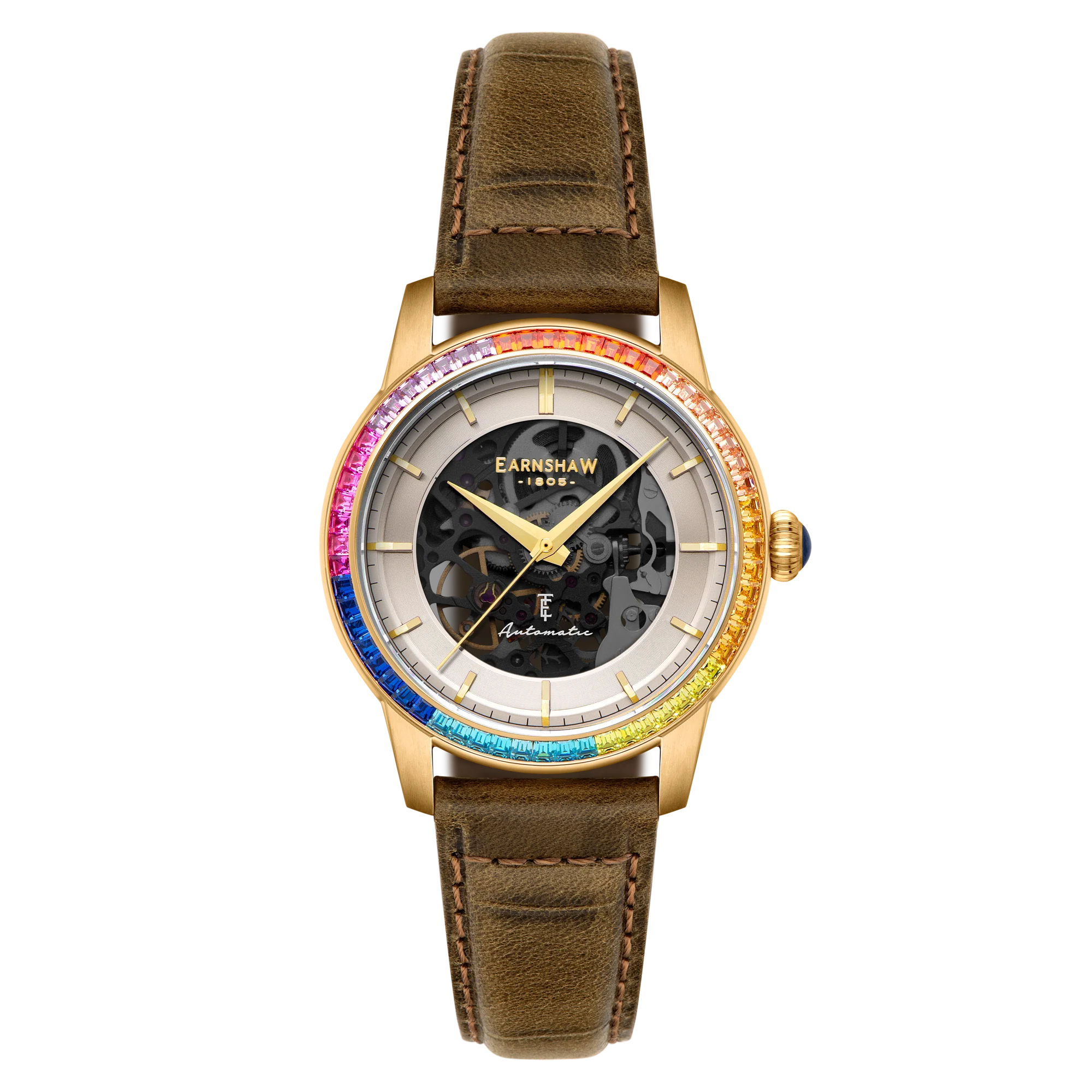 2307-thomas-earnshaw-celestial-glory-skeleton-automatic-walnut-brown-1.webp Thomas Earnshaw Celestial Glory Skeleton Automatic Walnut Brown
