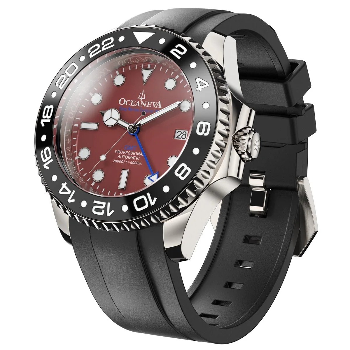 2340-oceaneva-6000m-gmt-deep-marine-explorer-vi-grade-5-titanium-automatic-burgundy-14.webp Oceaneva 6000m GMT Deep Marine Explorer VI Grade 5 Titanium Automatic Burgundy
