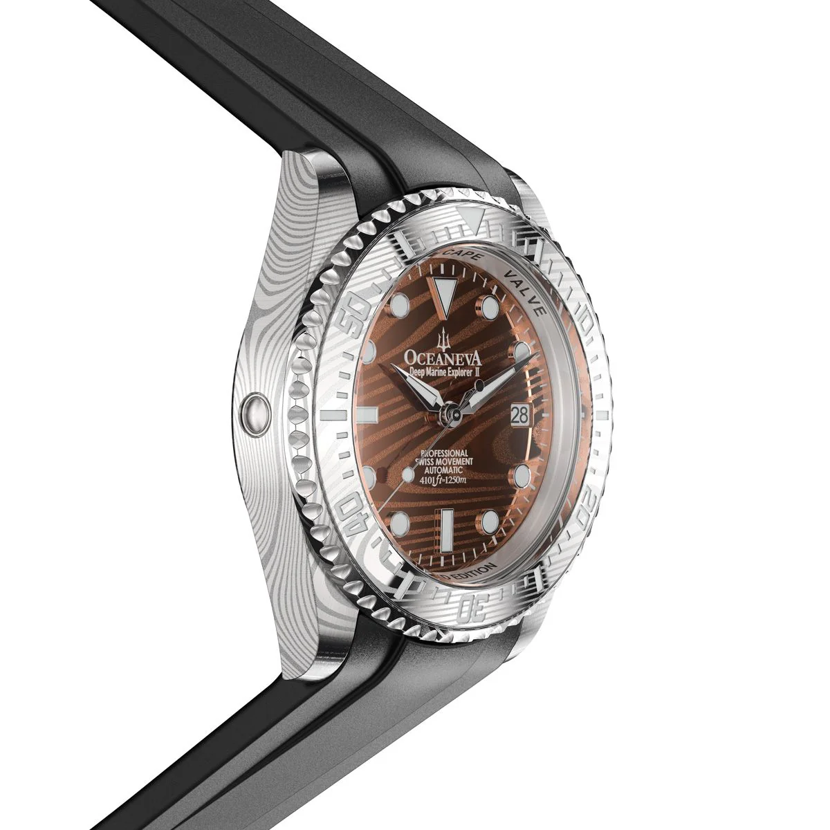 2348-oceaneva-deep-marine-explorer-ii-damascus-coffee-brown-limited-edition-12.webp Oceaneva Deep Marine Explorer II Damascus Coffee Brown Limited Edition