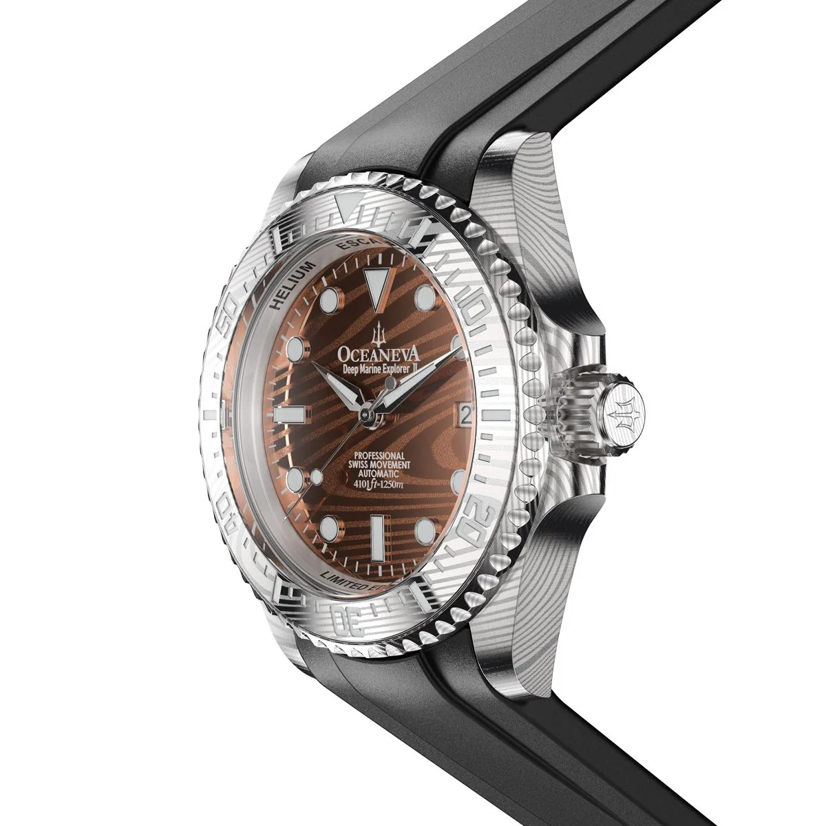 2348-oceaneva-deep-marine-explorer-ii-damascus-coffee-brown-limited-edition-13.webp Oceaneva Deep Marine Explorer II Damascus Coffee Brown Limited Edition