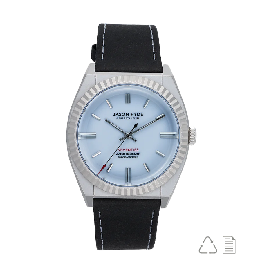 Jason Hyde Amber 40mm Light Blue Black