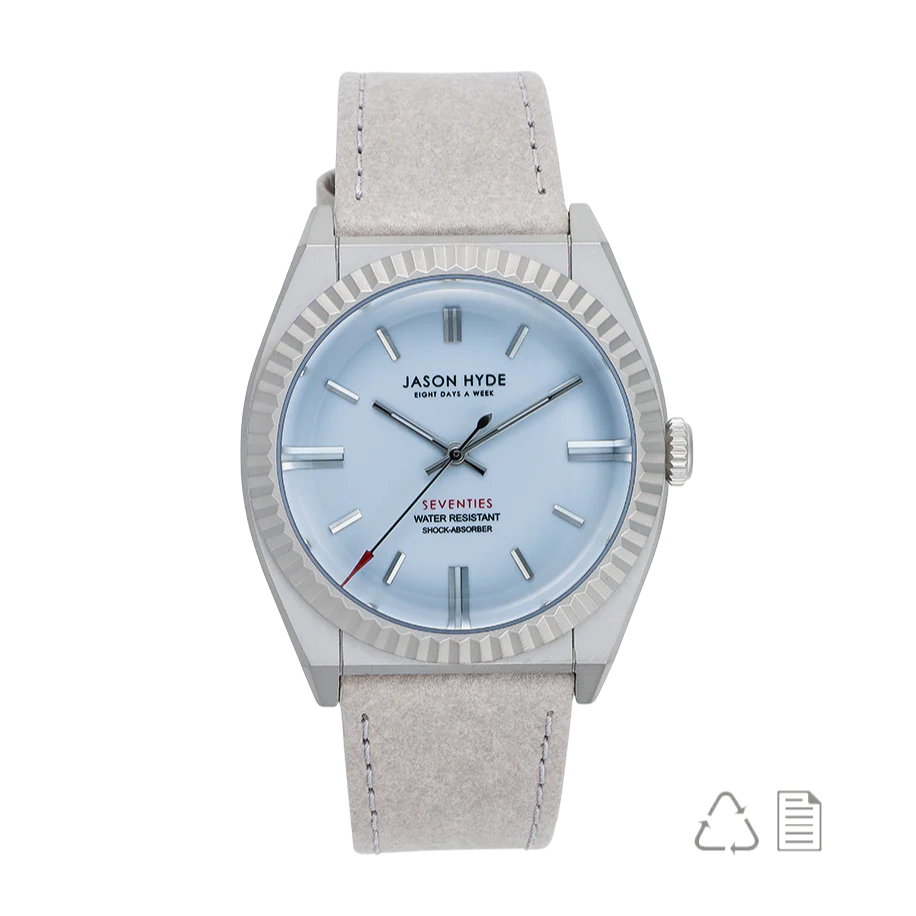 Jason Hyde Amber 40mm Light Blue