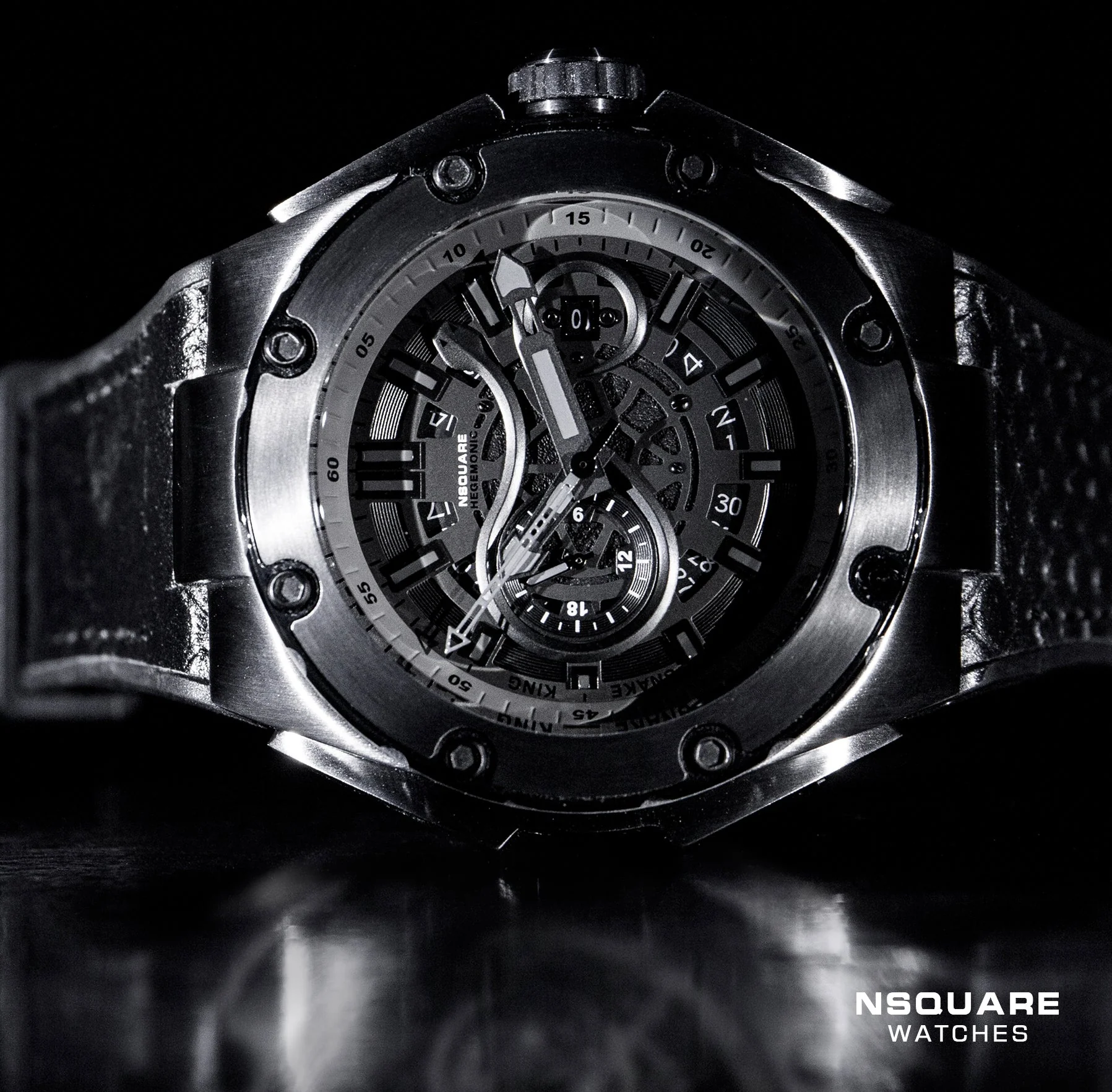 Nsquare Snakeking Automatic N10.5 Gray Metal/Black