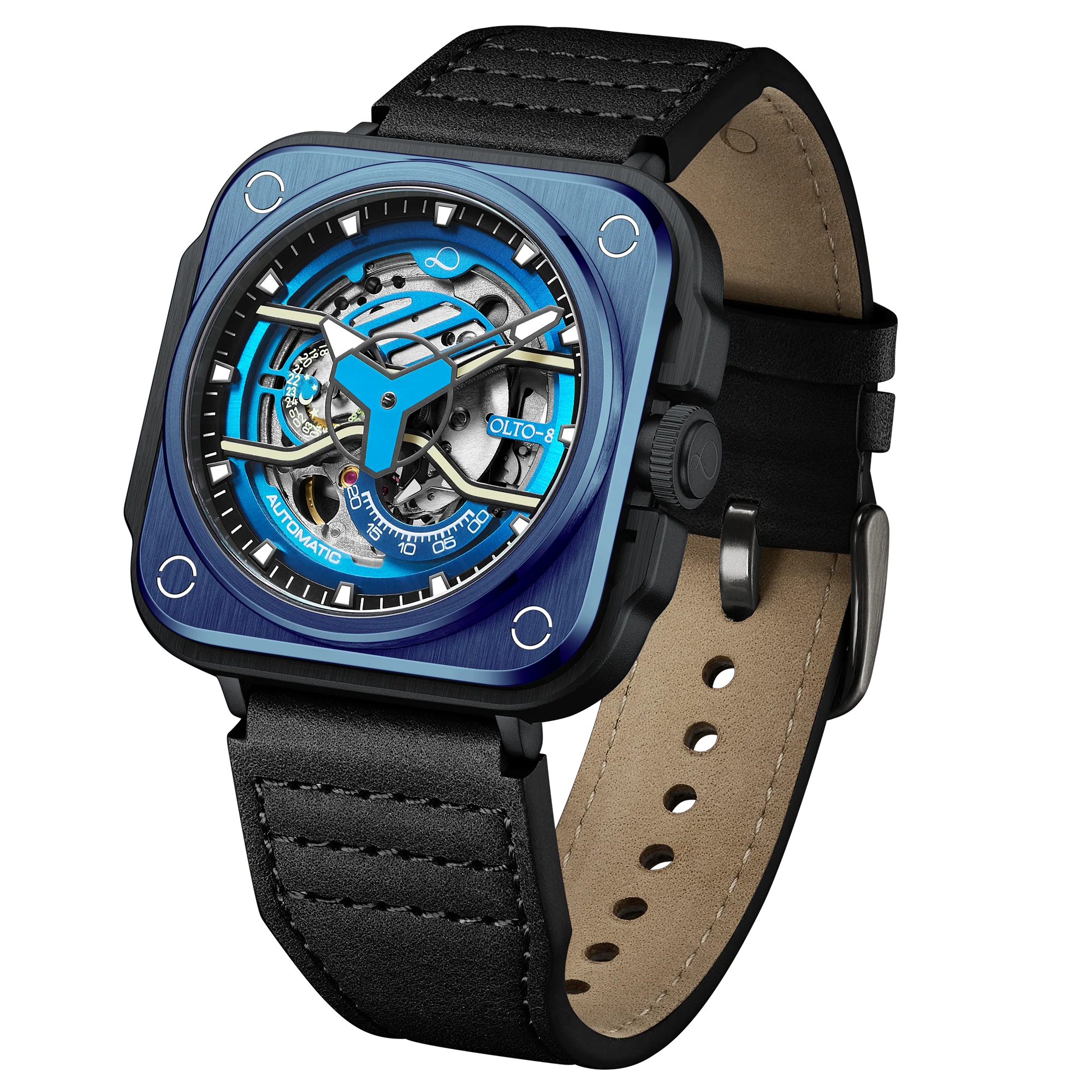 2495-olto-8-iron-ex-square-skeleton-automatic-blue-3.webp OLTO-8 IRON-EX Square Skeleton Automatic Blue