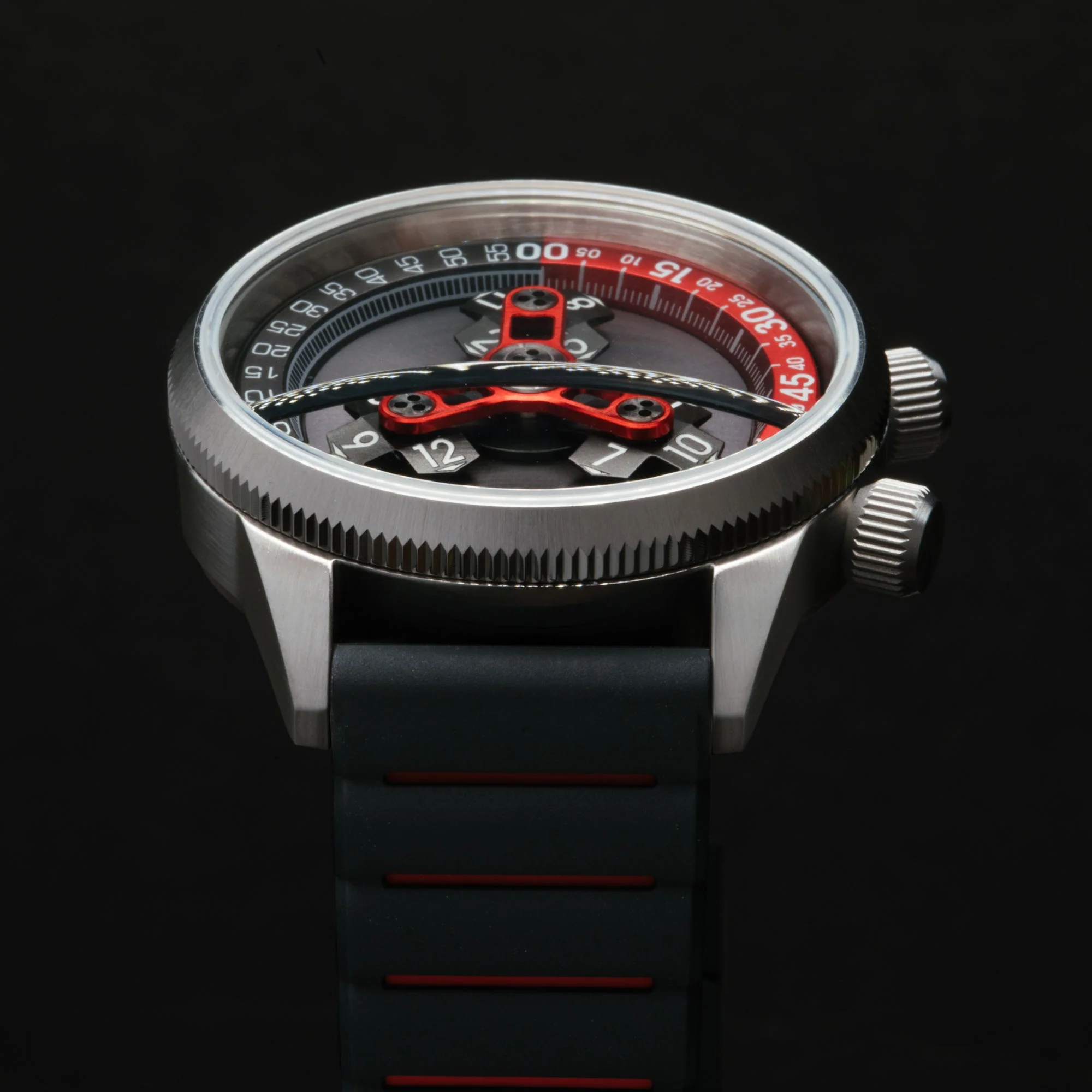 25-xeric-vendetta-ii-automatic-wandering-hour-black-gray-red-7.webp Xeric Vendetta II Automatic Wandering Hour Black Gray Red