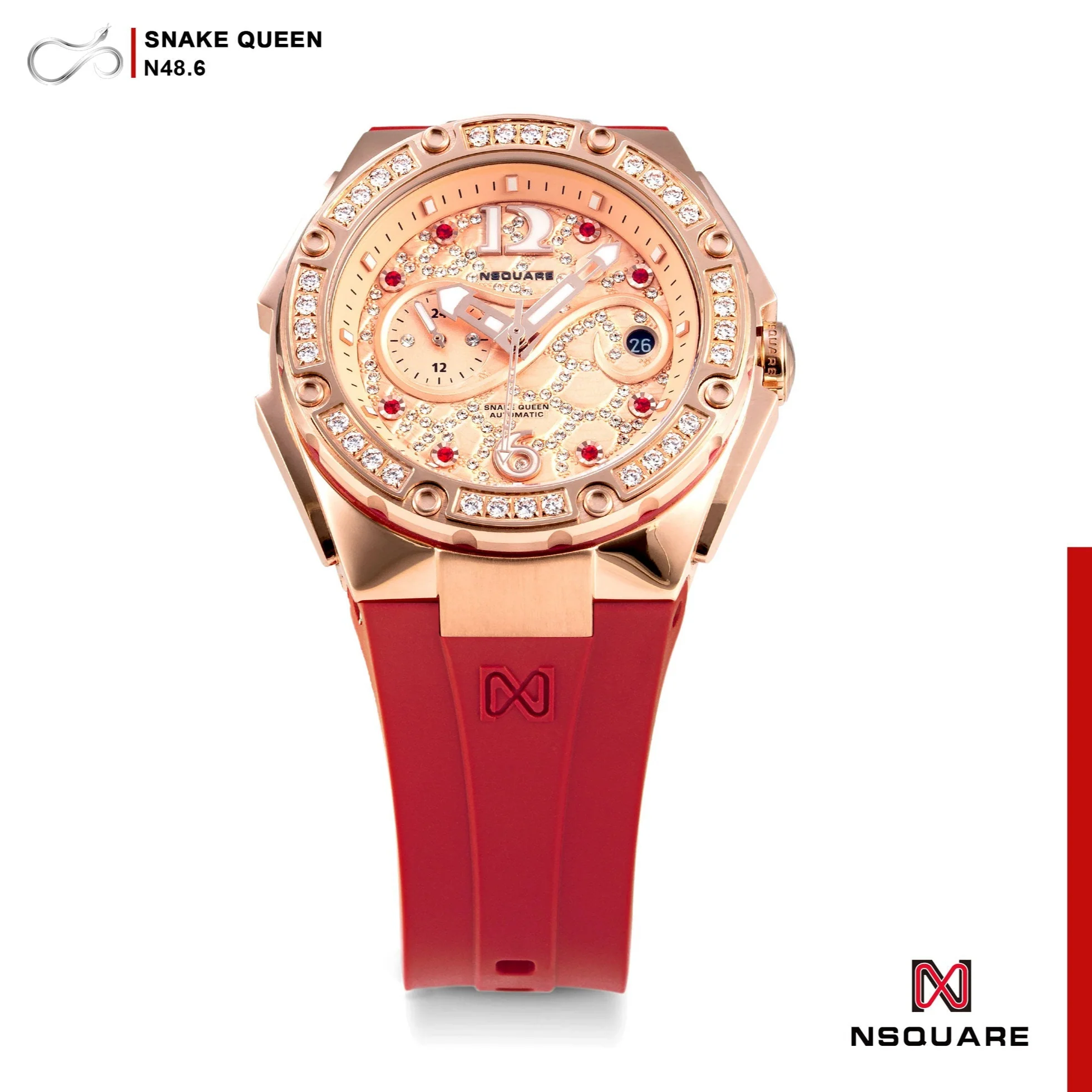 2530-nsquare-snakequeen-39mm-automatic-rose-gold-red-4.webp Nsquare SnakeQueen 39mm Automatic Rose Gold Red