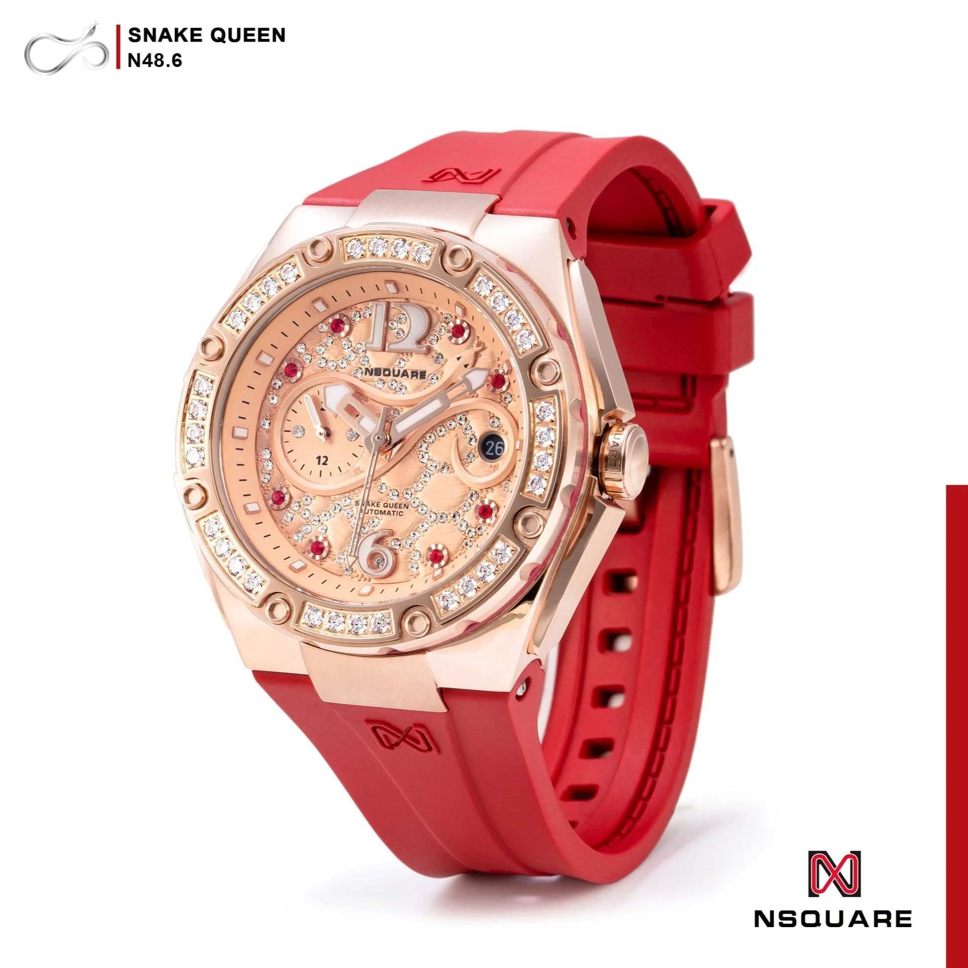 2530-nsquare-snakequeen-39mm-automatic-rose-gold-red-5.webp Nsquare SnakeQueen 39mm Automatic Rose Gold Red