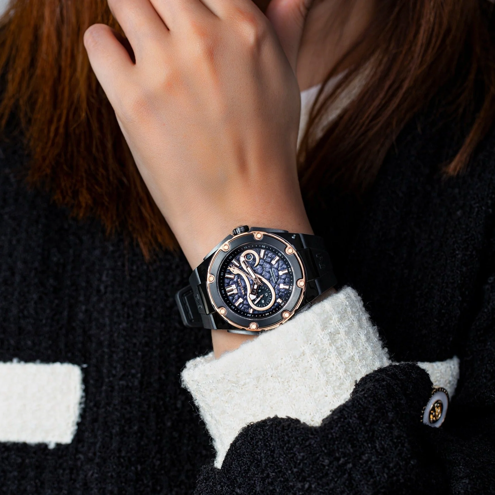 Nsquare SnakeQueen 39mm Automatic Devil Gold