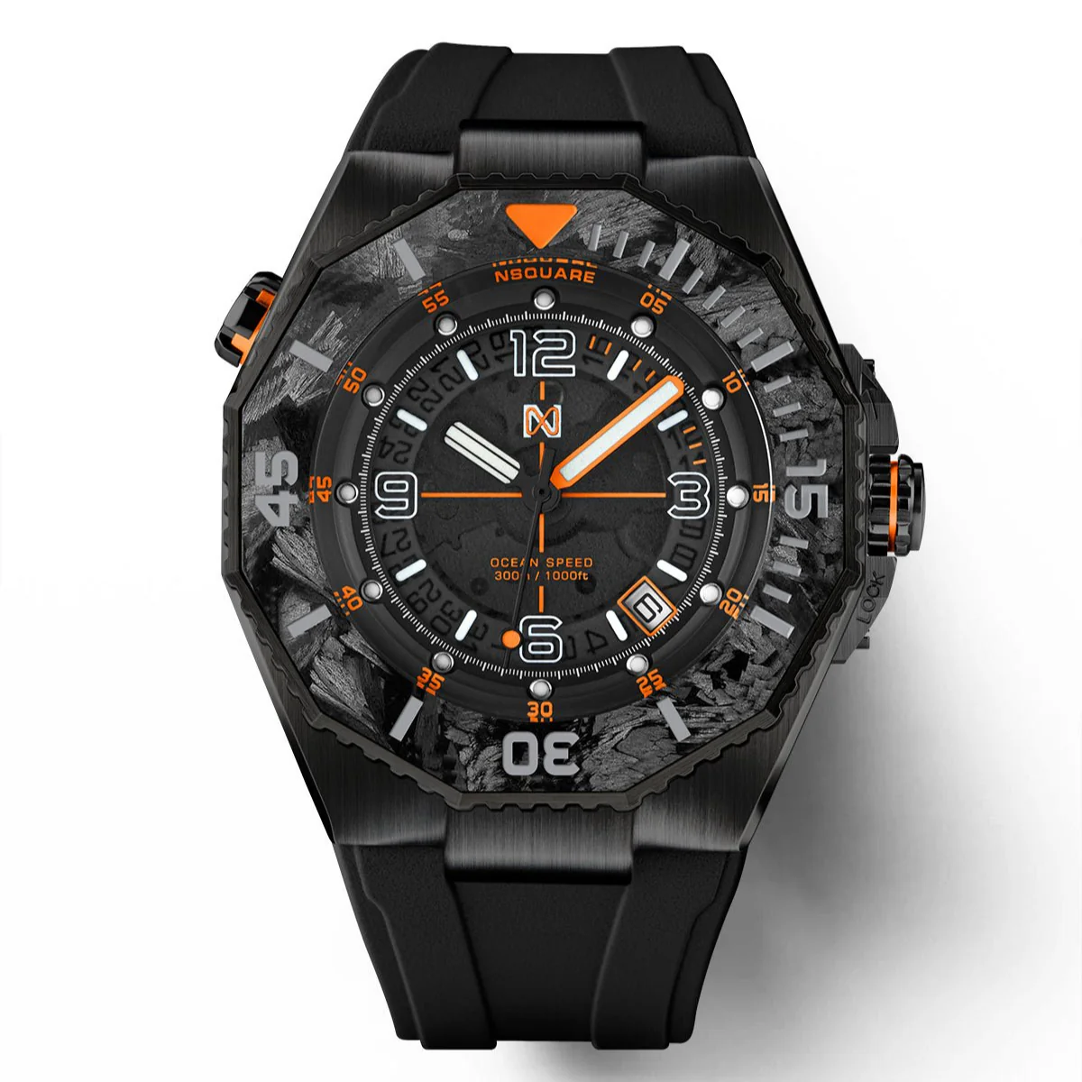 2557-nsquare-ocean-speed-diver-swiss-automatic-43mm-black-orange-1.webp Nsquare Ocean Speed Diver Swiss Automatic 43mm Black Orange