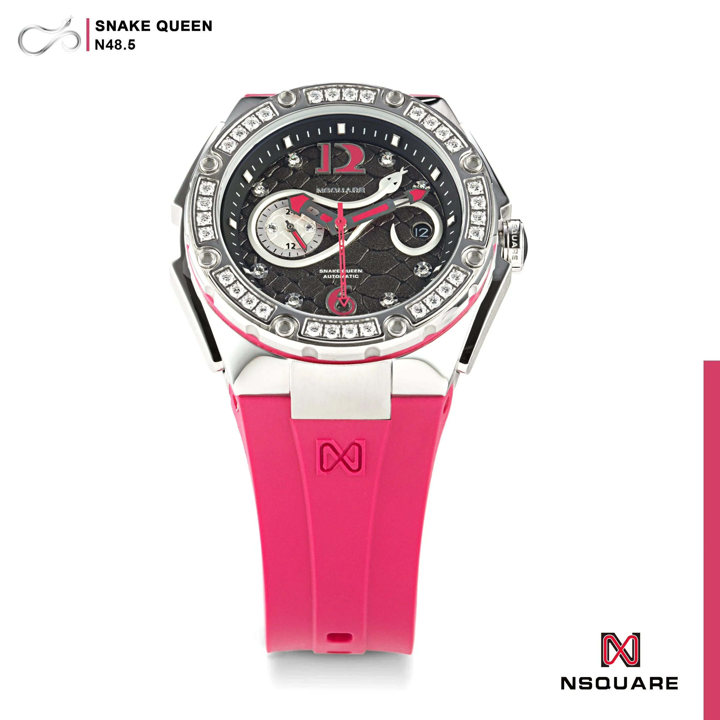 2560-nsquare-snakequeen-39mm-automatic-cherry-red-4.webp Nsquare SnakeQueen 39mm Automatic Cherry Red