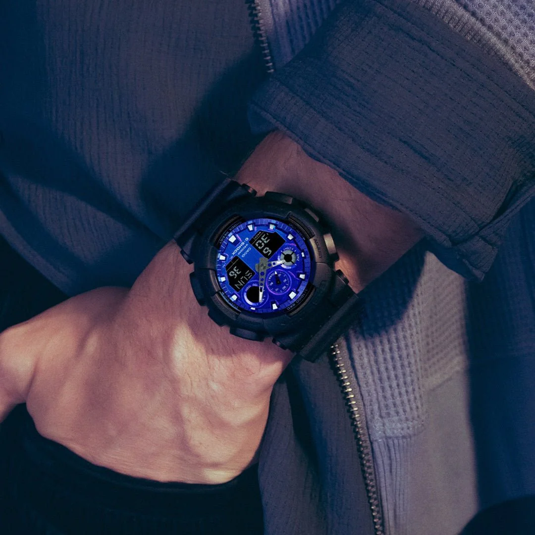 2650-g-shock-ga100-flame-inside-ana-digi-black-blue-2.webp G-Shock GA100 Flame Inside Ana-Digi Black Blue