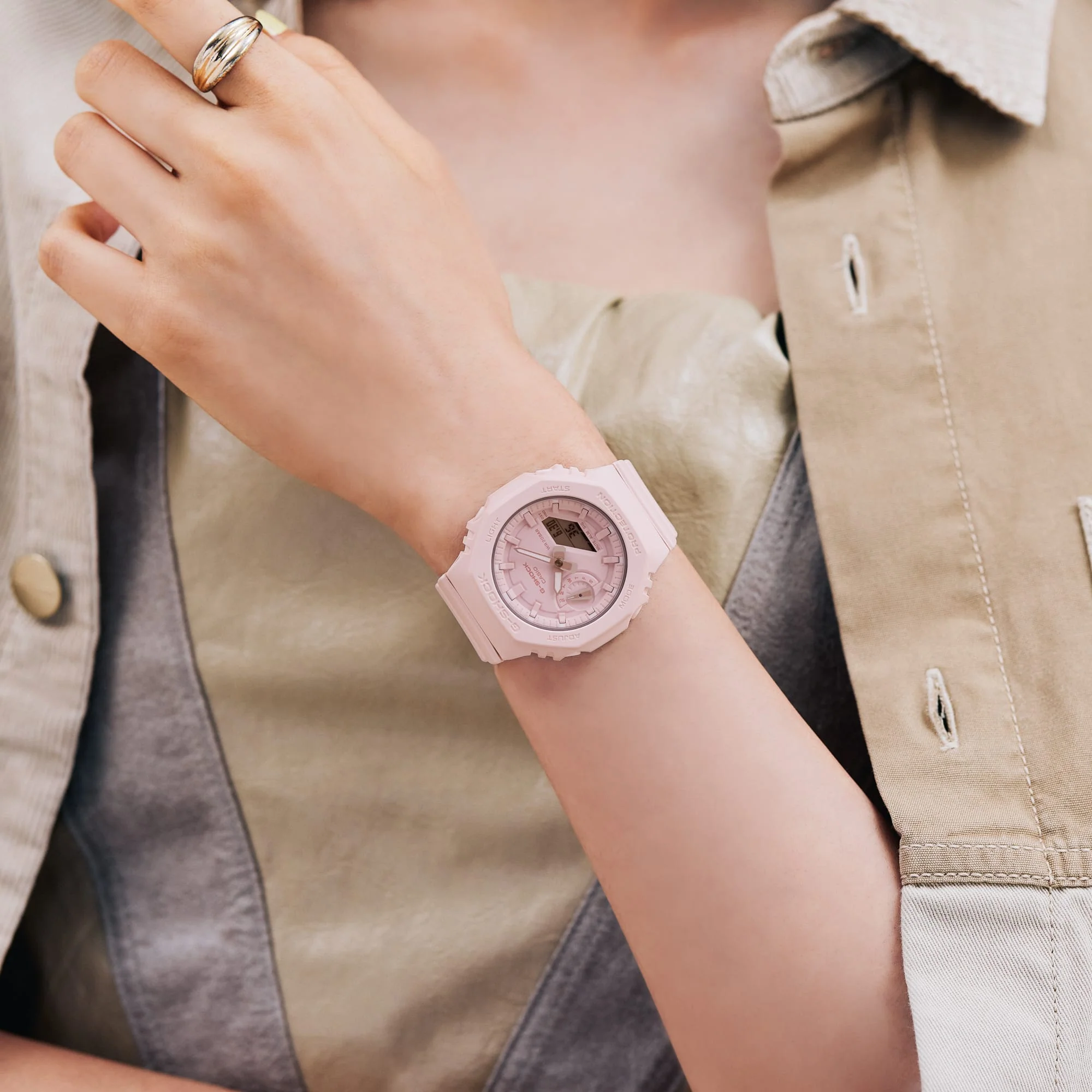G-Shock GMAS2100 Ana-Digi Beige