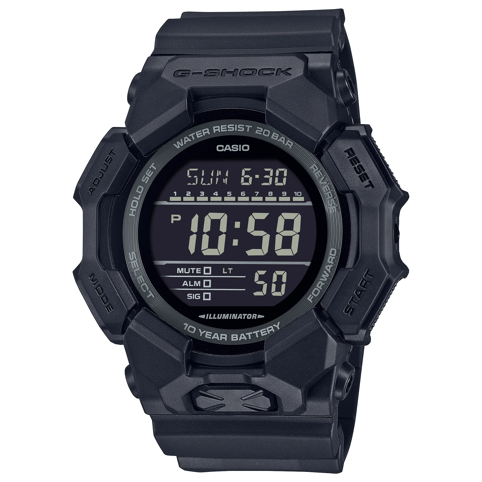 2679-g-shock-gd010-10-year-battery-digital-all-black-1.webp G-Shock GD010 10 Year Battery Digital All Black