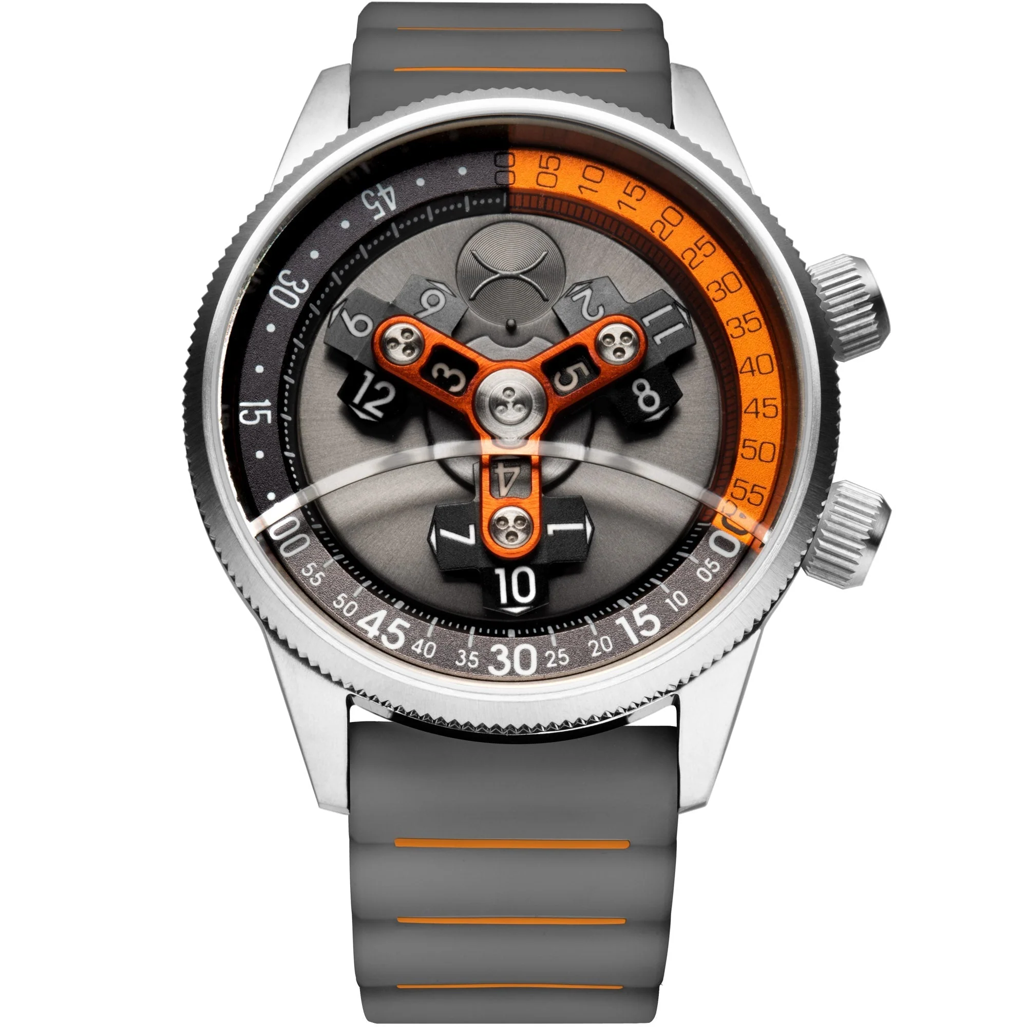 2750-xeric-vendetta-ii-automatic-wandering-hour-gray-orange-1.webp Xeric Vendetta II Automatic Wandering Hour Gray Orange