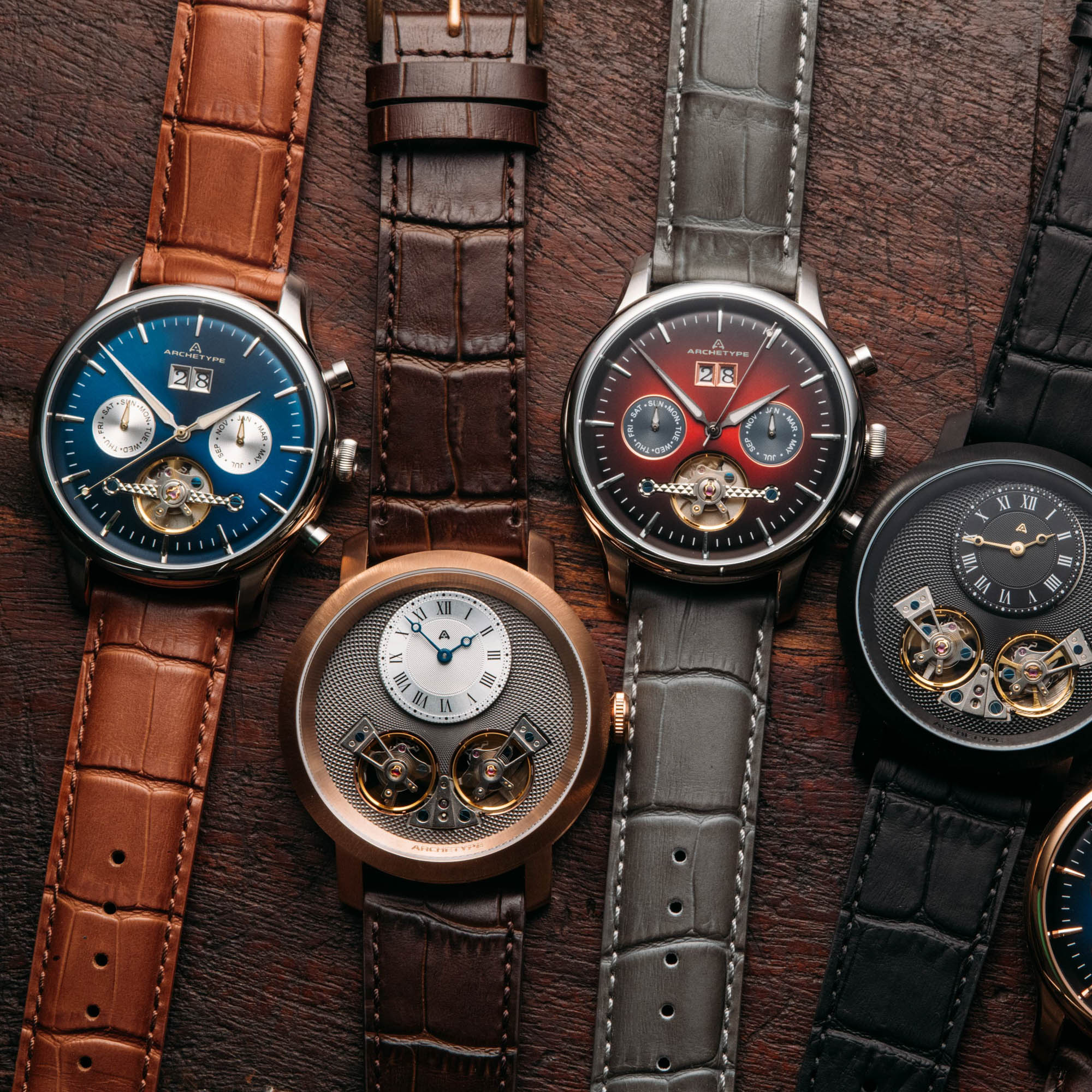 2759-archetype-caspian-automatic-rose-gold-silver-brown-6.jpg Archetype Caspian Automatic Rose Gold Silver Brown