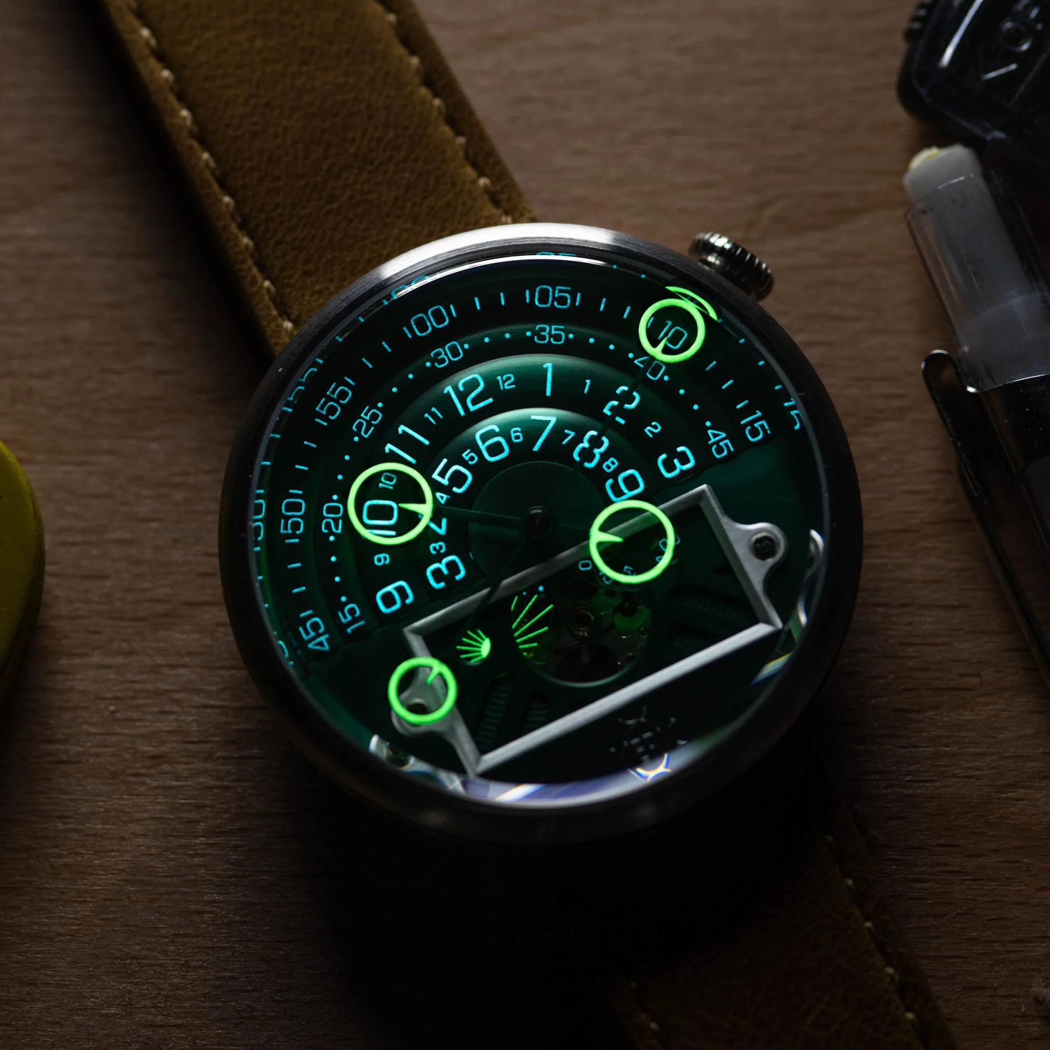 Xeric Halograph II Automatic Emerald Tan