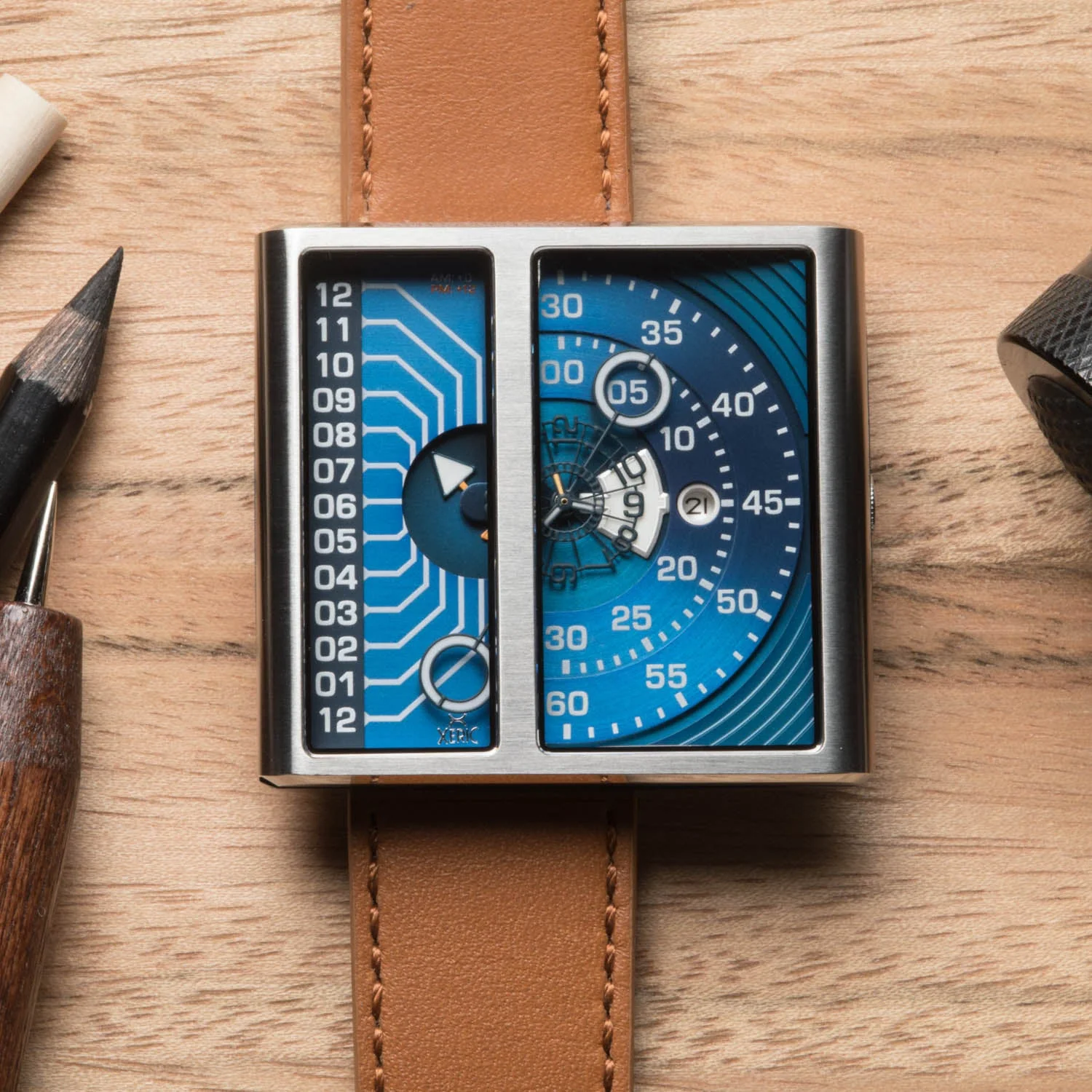Xeric Soloscope II Automatic Blue Tan Limited Edition